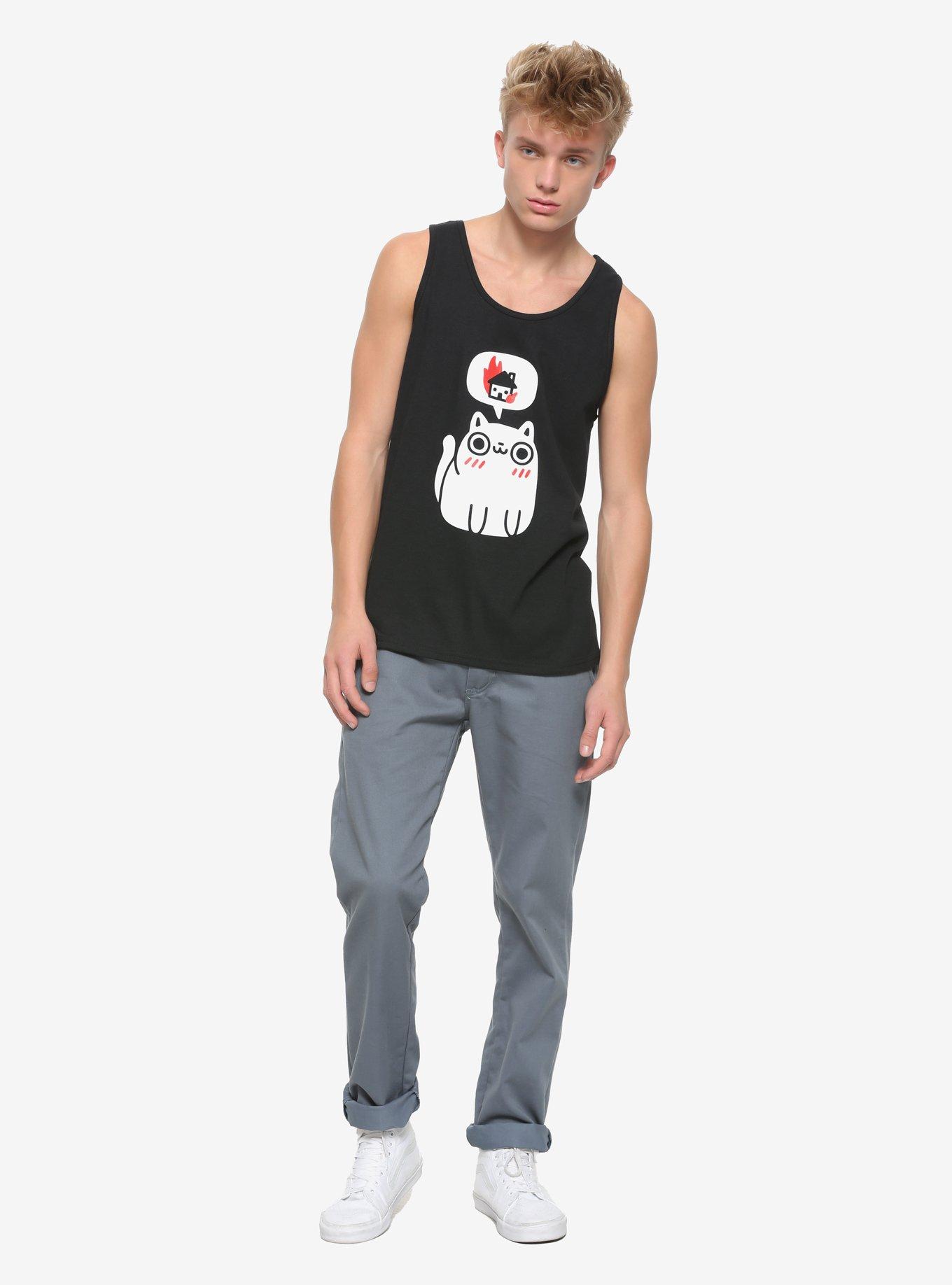 Dreaming Of Destruction Tank Top By Obinsun, BLACK, alternate