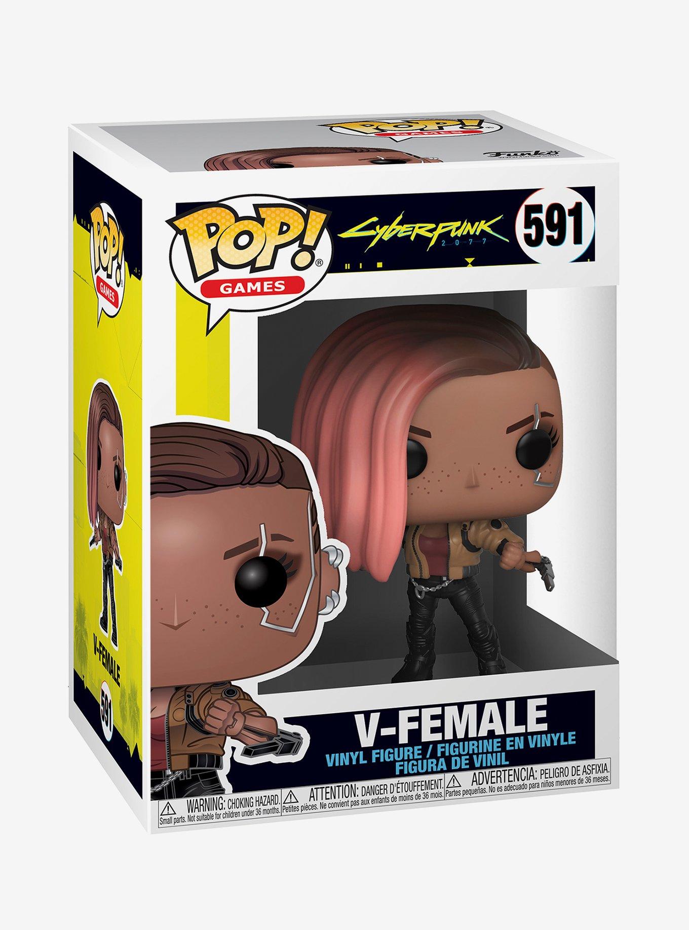 Funko Pop! Games Cyberpunk 2077 V-Female Vinyl Figure, , alternate
