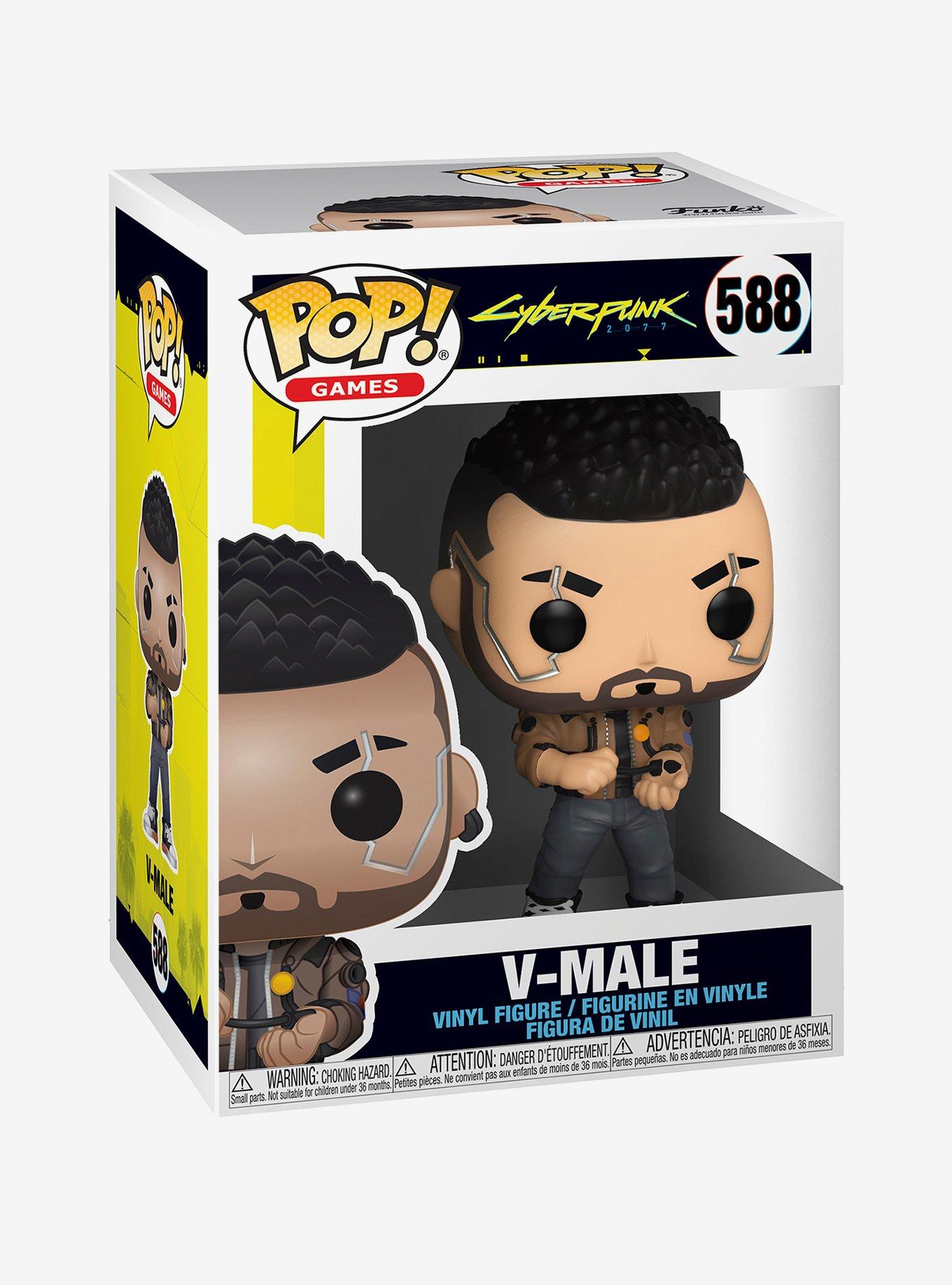 Funko Pop! Games Cyberpunk 2077 V-Male Vinyl Figure, , alternate