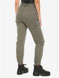 Almost Famous Girls Olive Green Cargo Pants, OLIVE, alternate