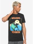 Welcome To Earth T-Shirt By Santiago Sarquis, BLACK, alternate