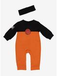 Naruto Hidden Leaf Village Infant Bodysuit - BoxLunch Exclusive, ORANGE, alternate