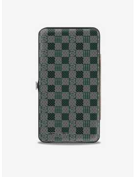 Harry Potter Slytherin Crest Heraldry Checkers Hinged Wallet, , hi-res
