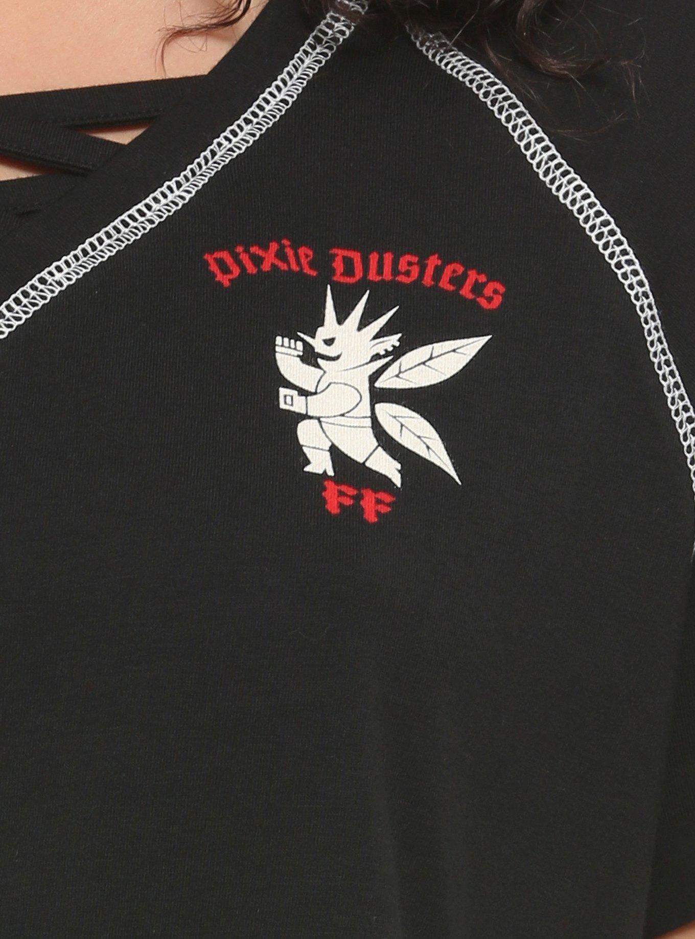 Her Universe Disney Pixar Onward Pixie Dusters Lace-Up Girls T-Shirt, MULTI, alternate