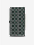Harry Potter Slytherin Crest Heraldry Checkers Hinged Wallet, , alternate