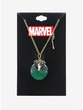 Marvel Loki Glass Orb Charm Necklace, , alternate
