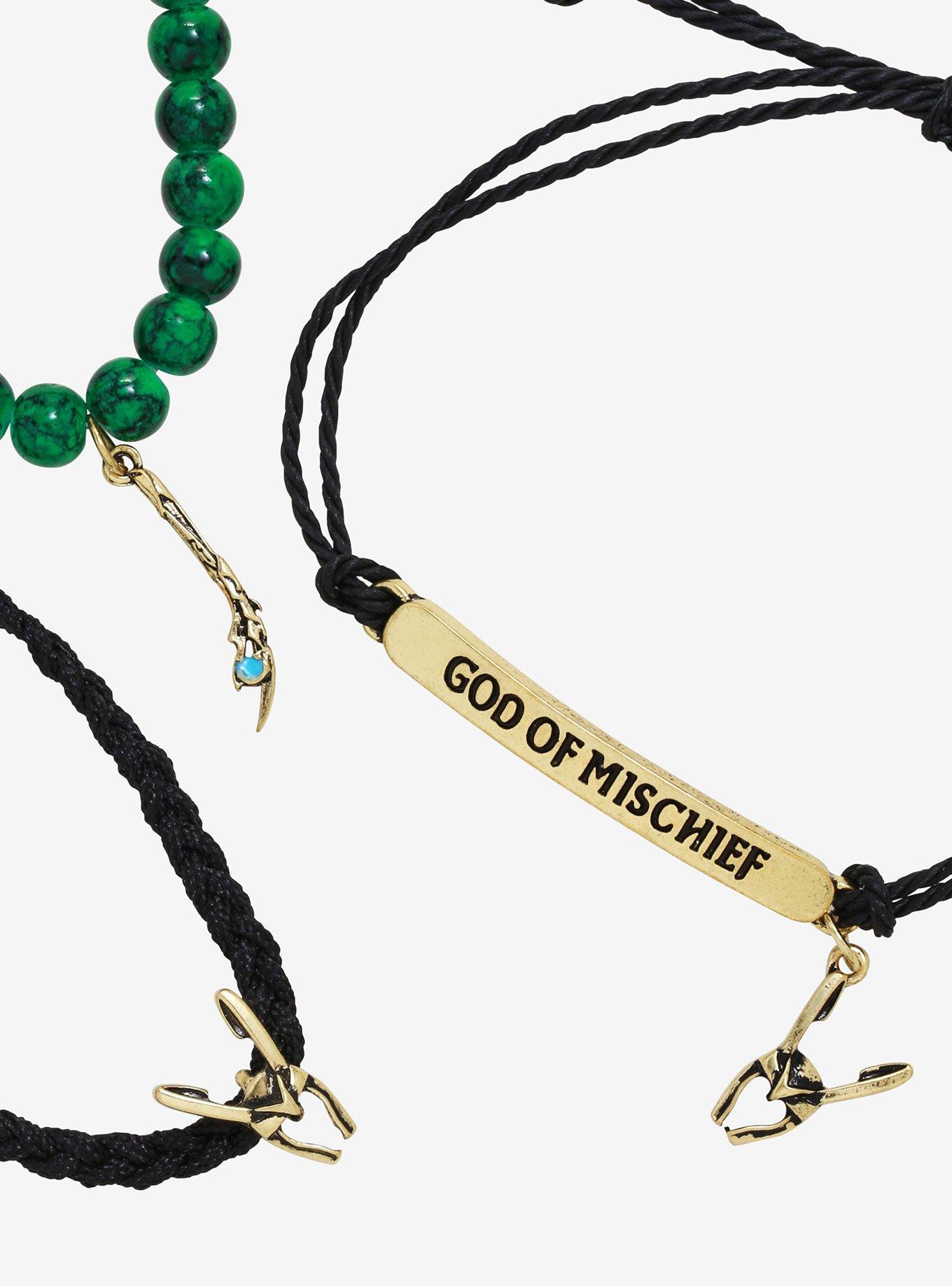Marvel Loki Icon Bracelet Set, , alternate