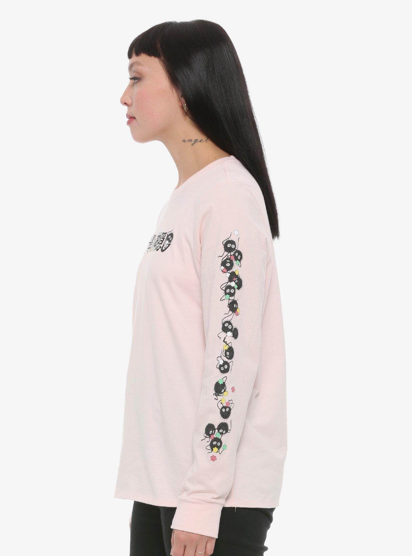 Studio Ghibli Spirited Away Title & Soot Sprites Long-Sleeve T-Shirt, MULTI, alternate