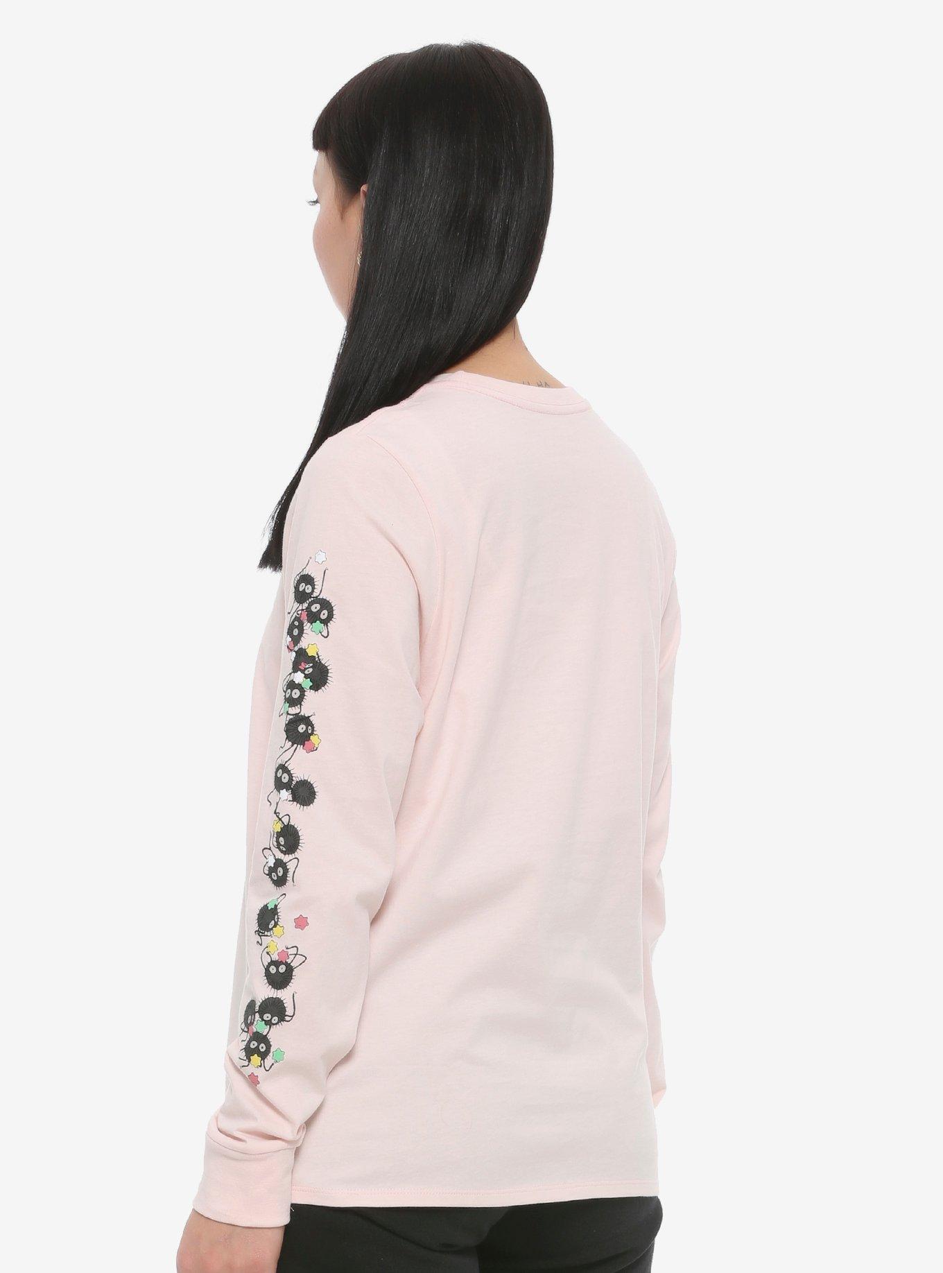 Studio Ghibli Spirited Away Title & Soot Sprites Long-Sleeve T-Shirt, MULTI, alternate