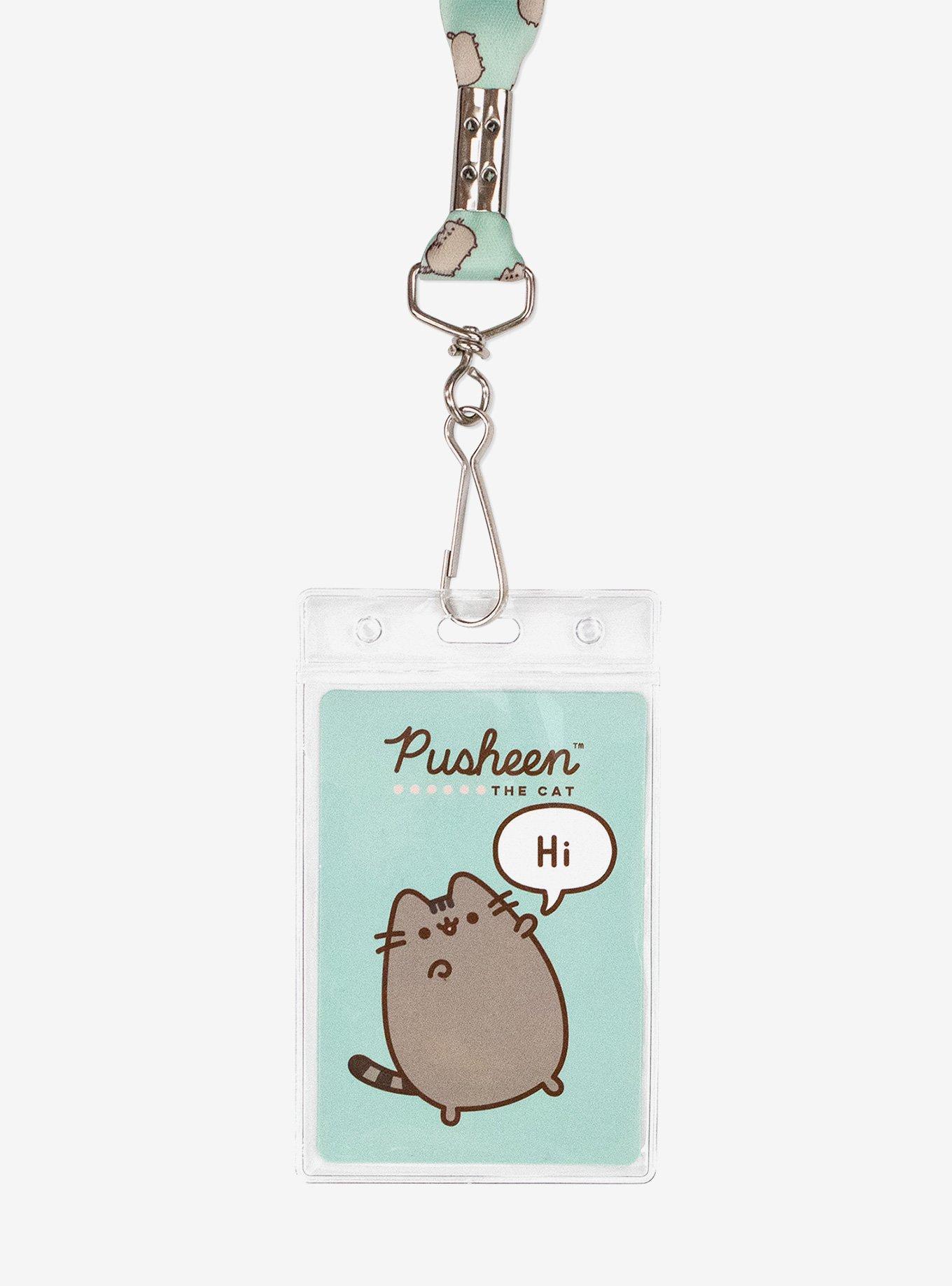 Pusheen Hi Mint Lanyard, , alternate