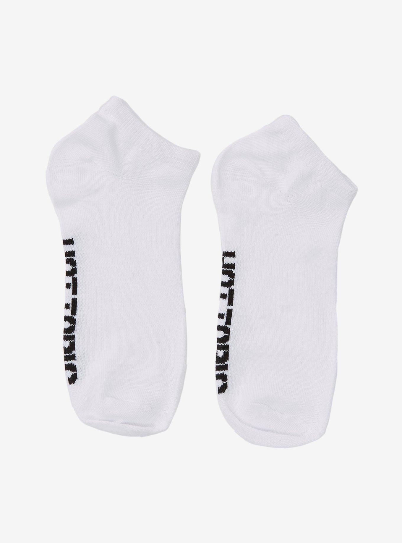 Hot Topic White Ankle Socks, , alternate