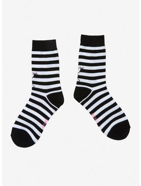Plus Size Disney The Aristocats Striped Marie Ankle Socks, , hi-res