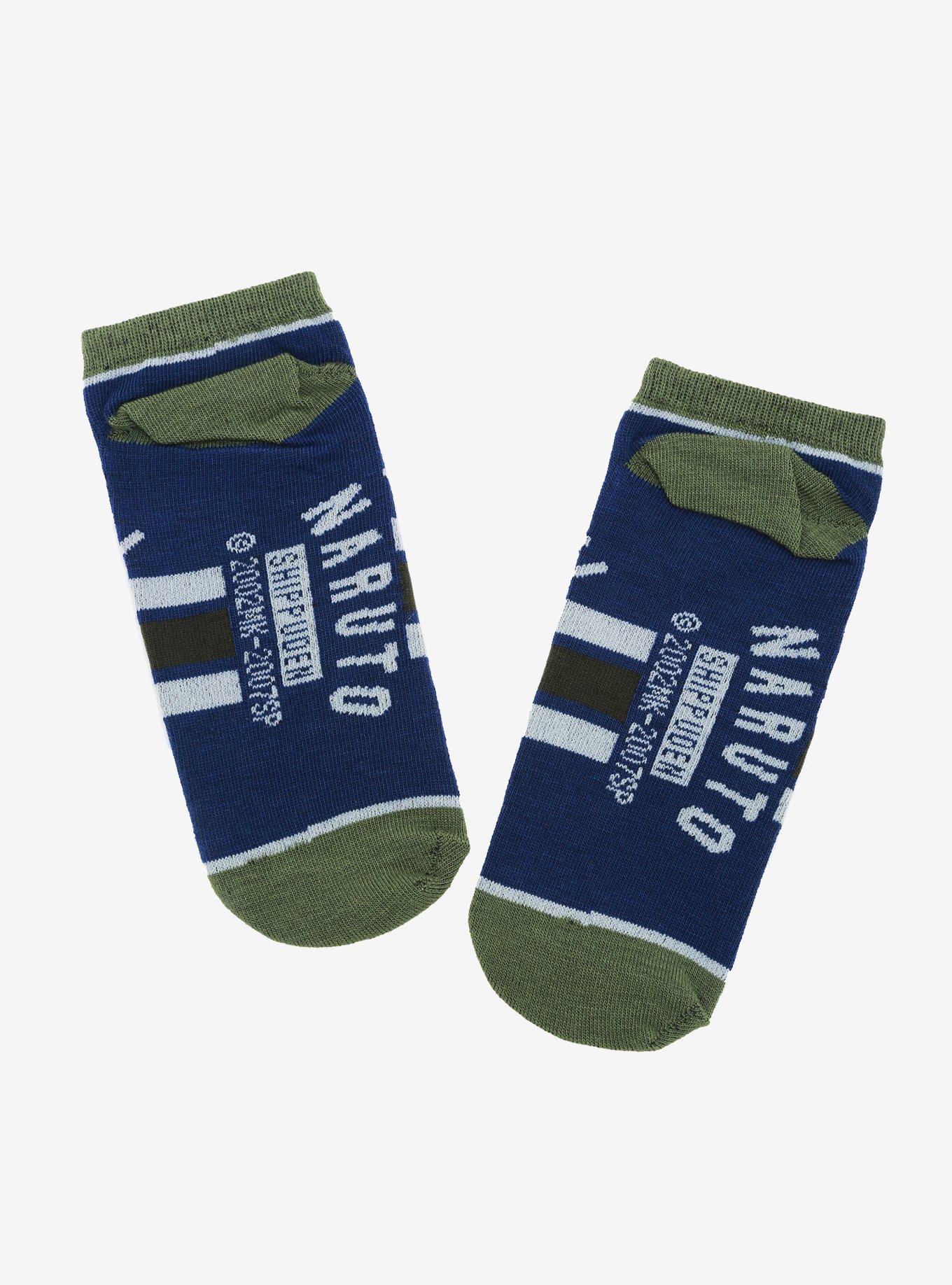 Naruto Shippuden Kakasi Hatake No-Show Socks, , alternate