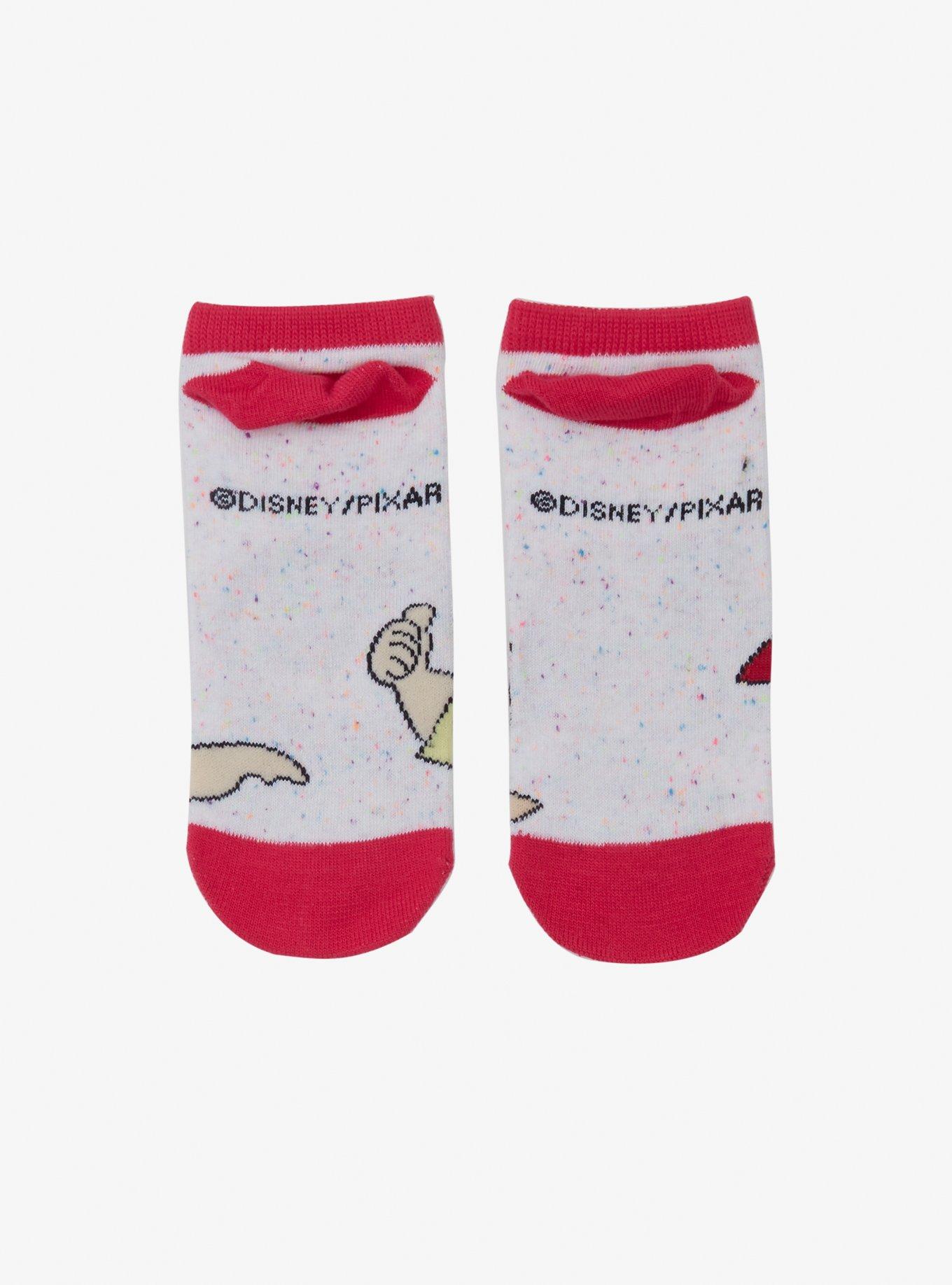 Disney Pixar Up Carl & Ellie No-Show Socks, , alternate