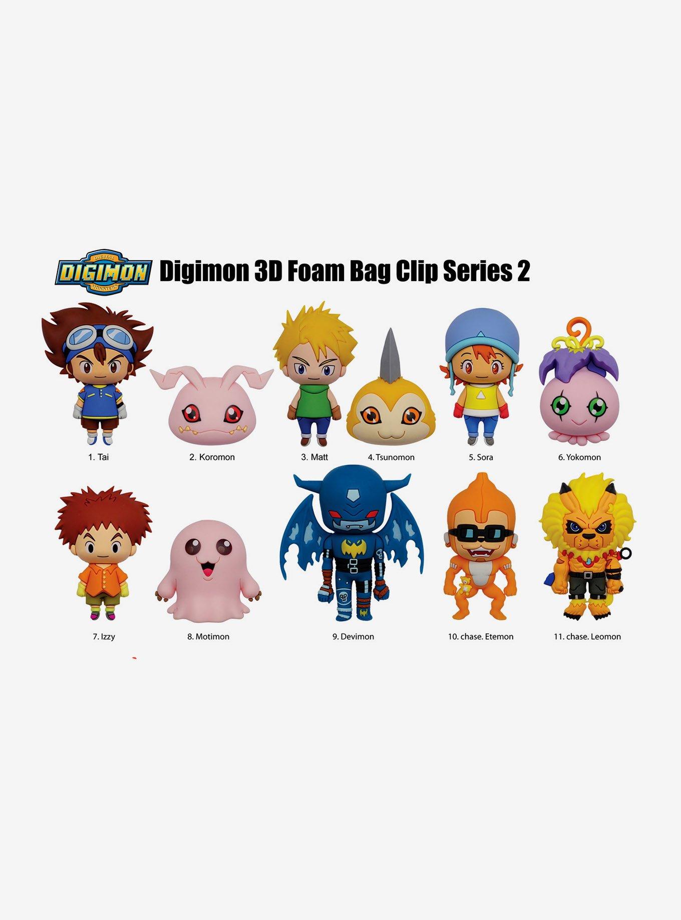 Digimon Series 2 Figural Bag Clip Blind Bag, , alternate