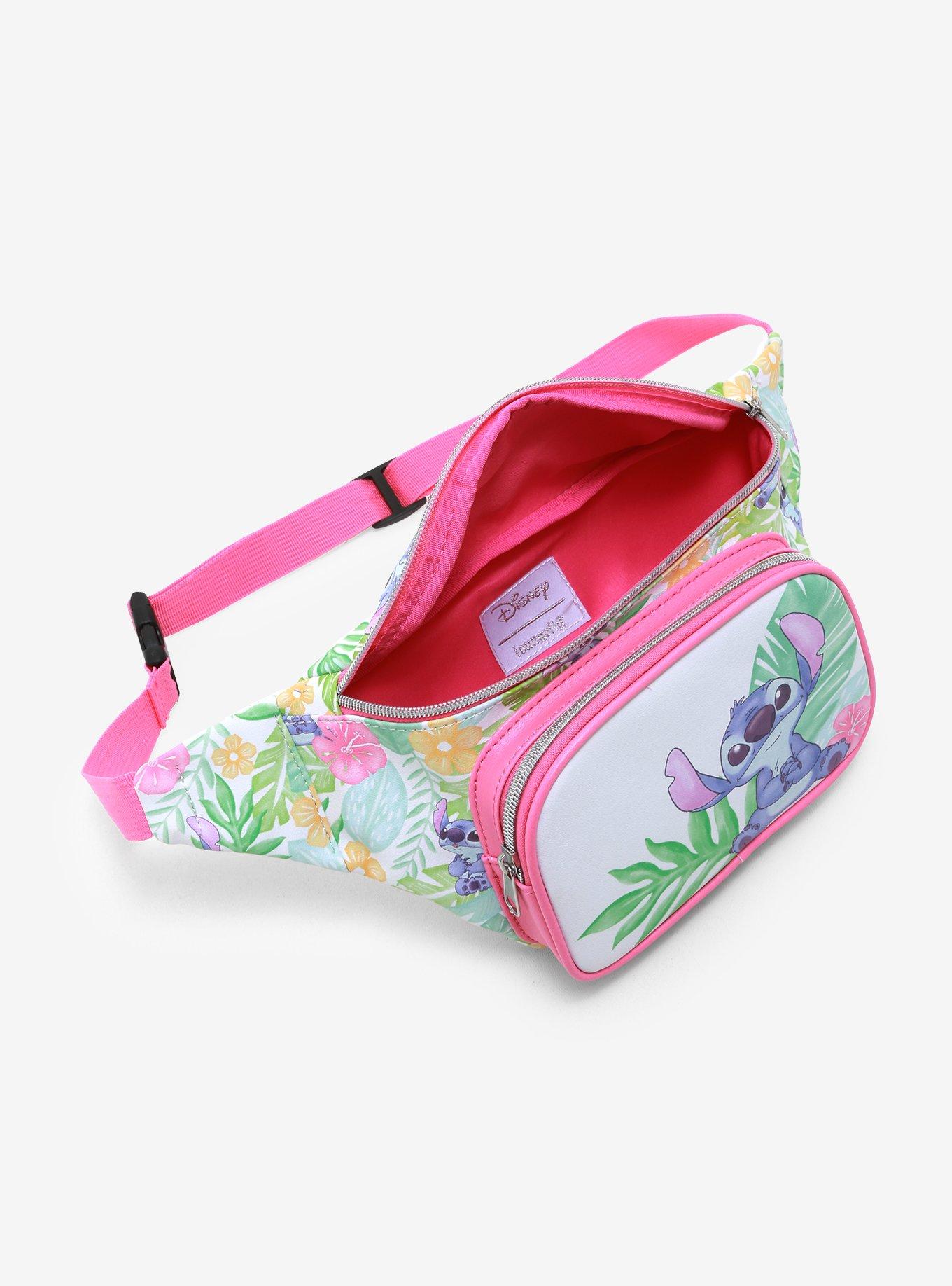 Loungefly Disney Lilo & Stitch Floral Fanny Pack, , alternate