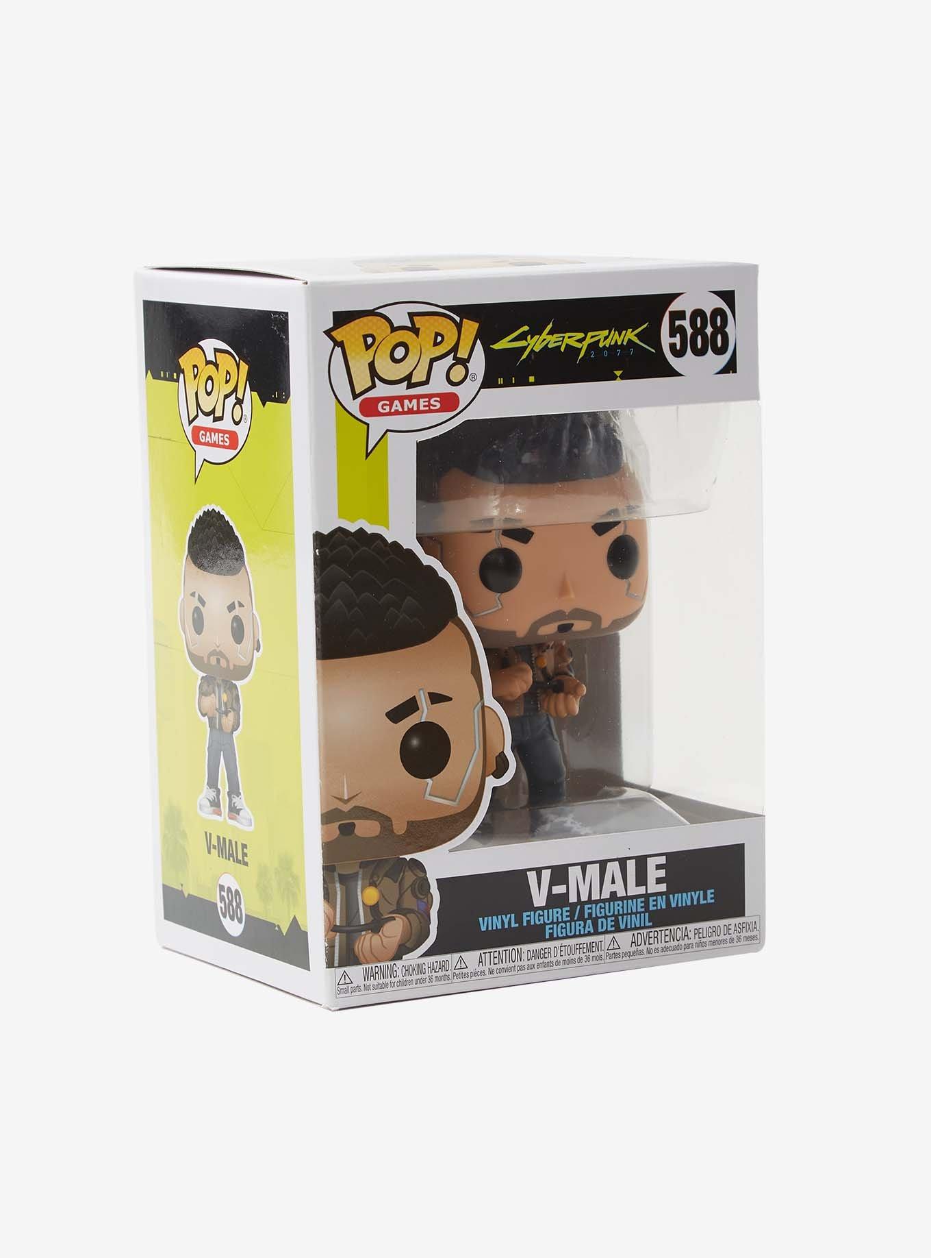 Funko Cyberpunk 2077 Pop! Games V-Male Vinyl Figure, , alternate