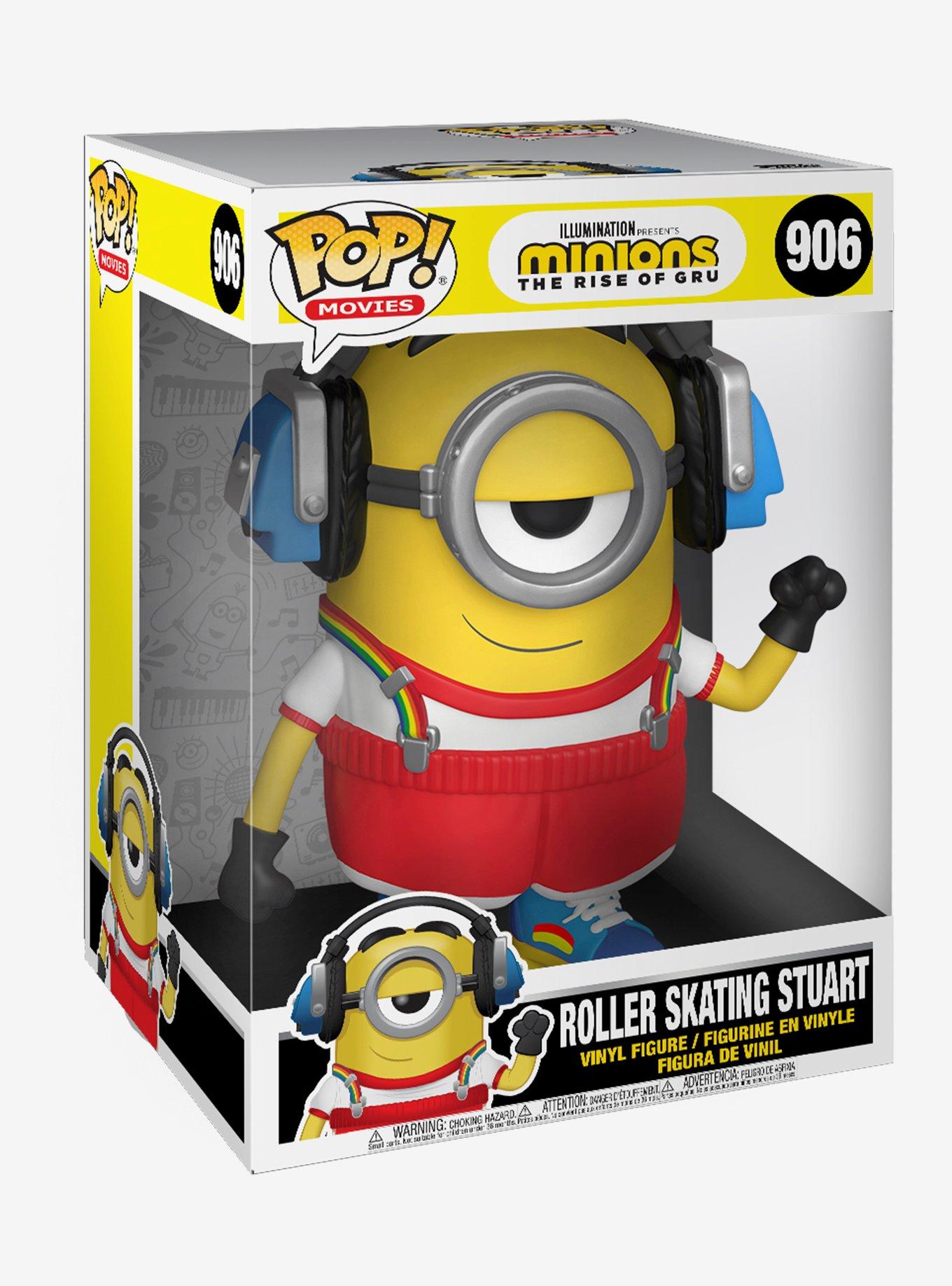Funko Minions: The Rise Of Gru Pop! Movies Roller Skating Stuart 10 Inch Vinyl Figure, , alternate
