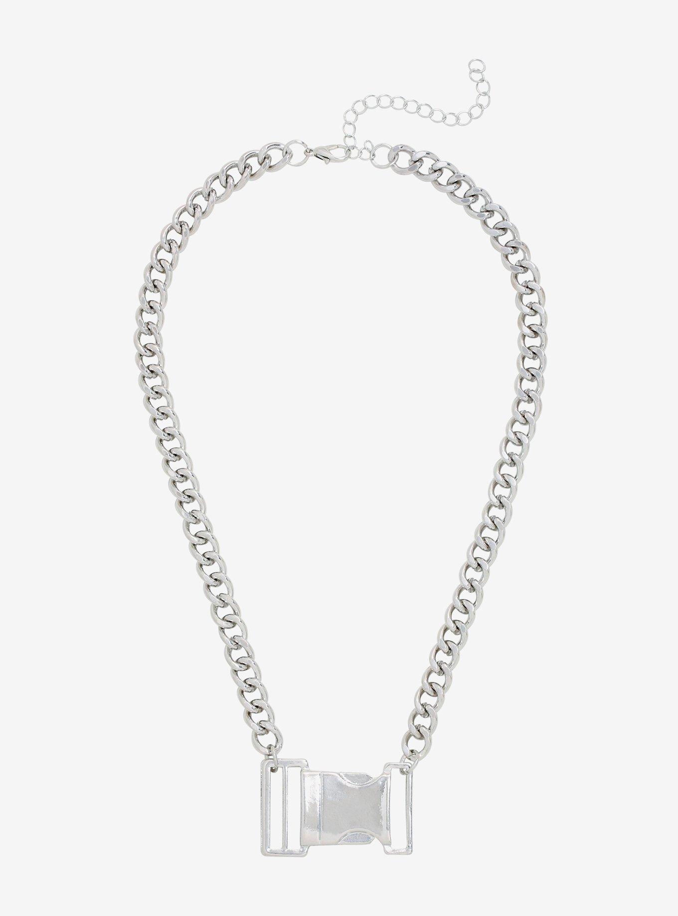 Buckle Chain Necklace, , alternate