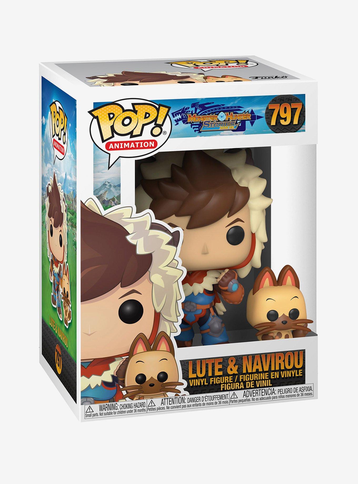 Funko Monster Hunter Stories: Ride On Pop! Animation Lute & Navirou Vinyl Figure, , alternate