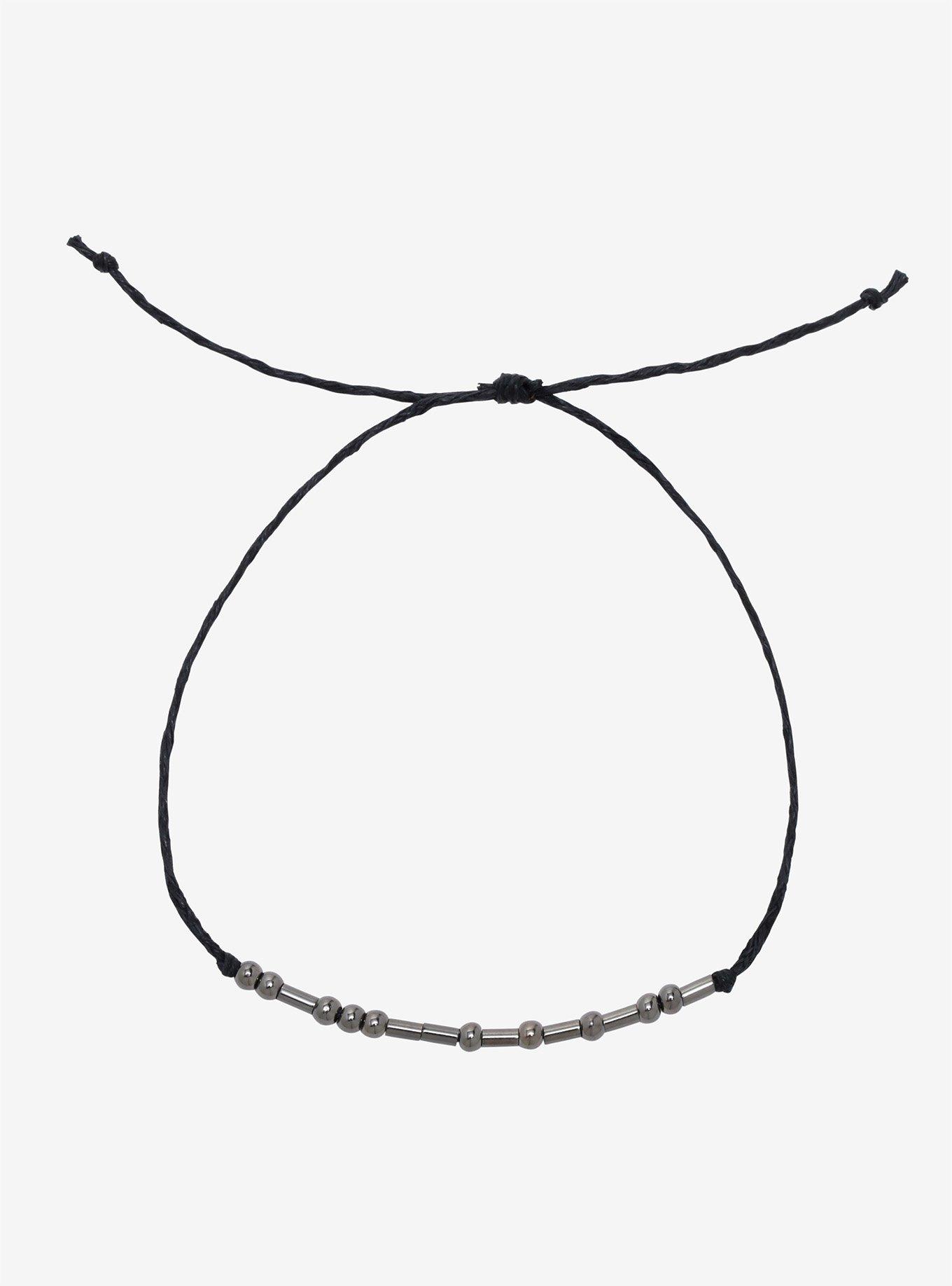 F*ck It Morse Code Cord Bracelet, , alternate