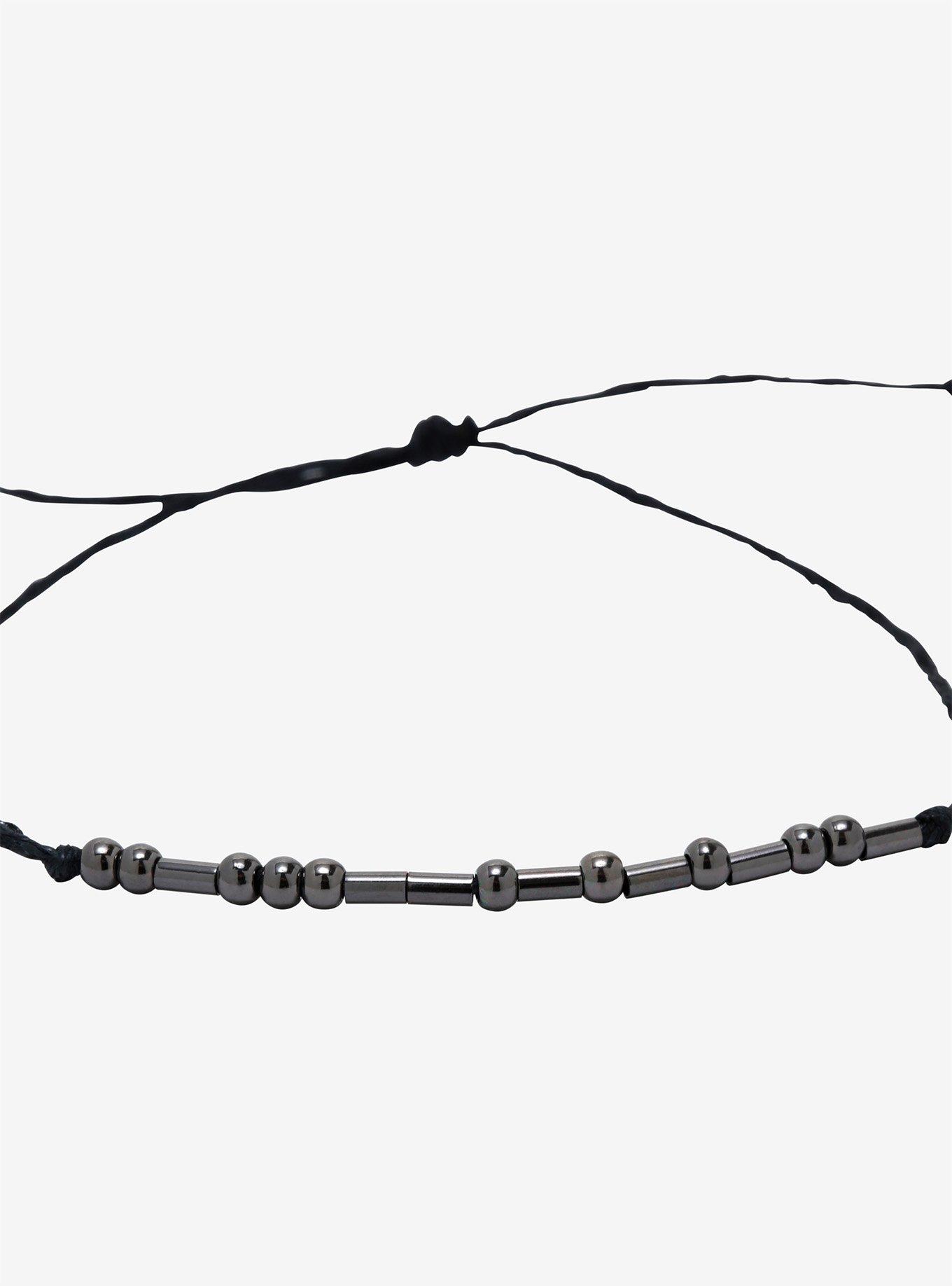 F*ck It Morse Code Cord Bracelet, , alternate