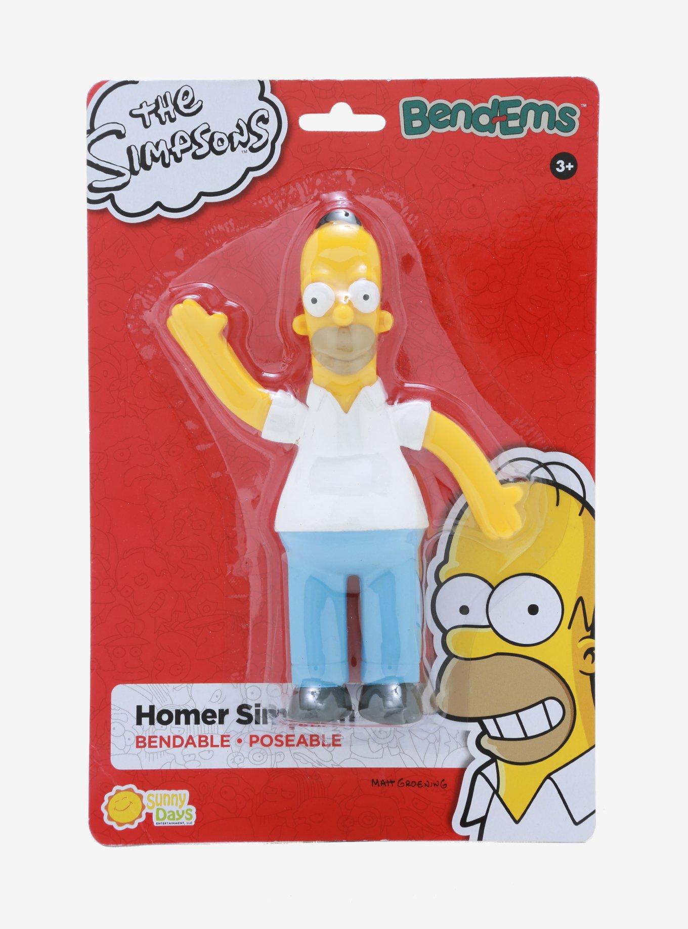 Bend-Ems The Simpsons Homer Bendable Figure, , alternate