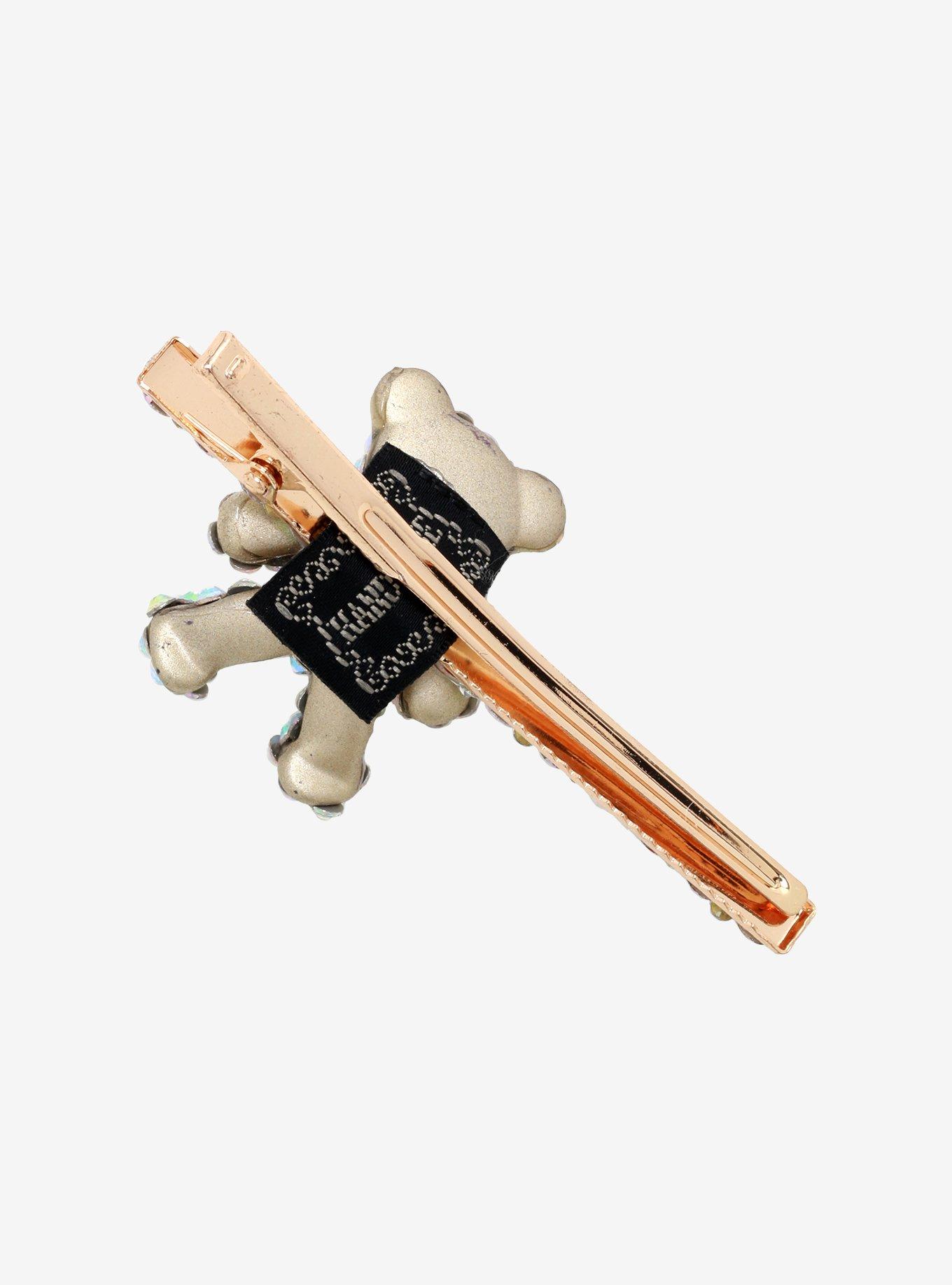 Bling Teddy Bear Hair Clip, , alternate