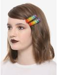 Rainbow Candy Bear Hair Clip Set, , alternate