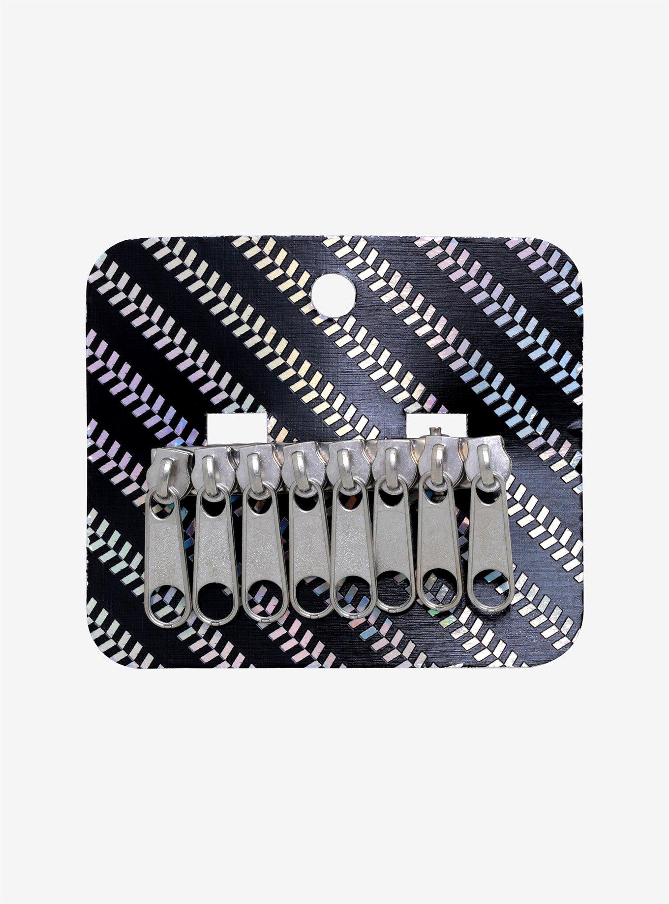 Zipper Hair Clip, , alternate