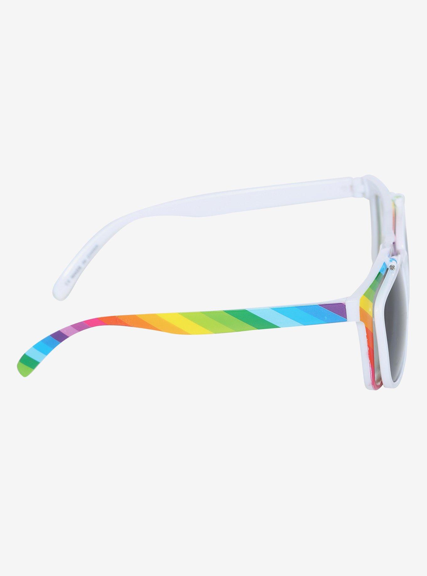 Rainbow Retro Sunglasses, , alternate