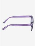 Mirror Lens Clear Purple Sunglasses, , alternate