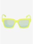 Neon Yellow Mirror Lens Sunglasses, , alternate