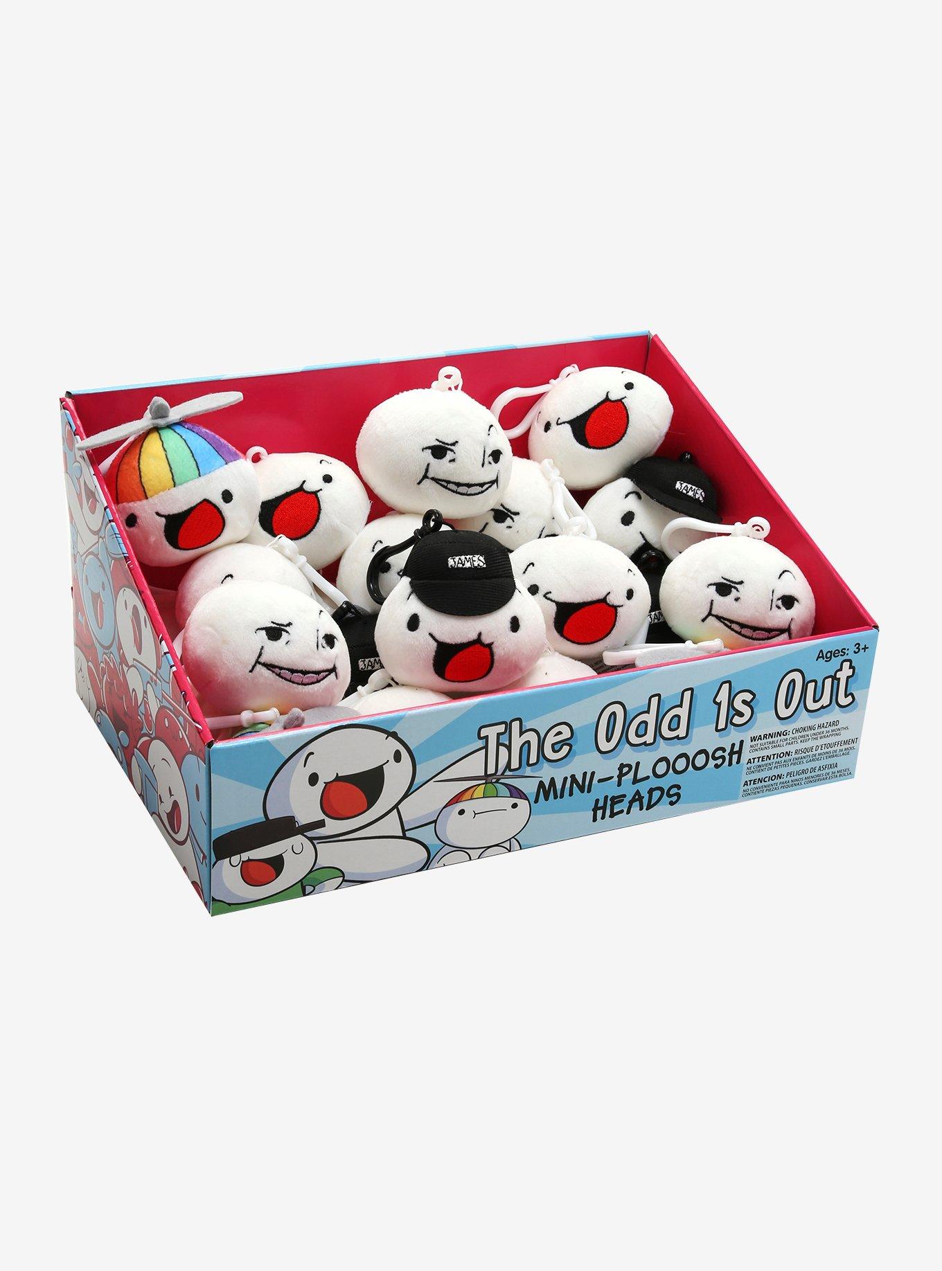 The Odd 1s Out Mini-Plooosh Heads Assorted Plush Keychain, , alternate