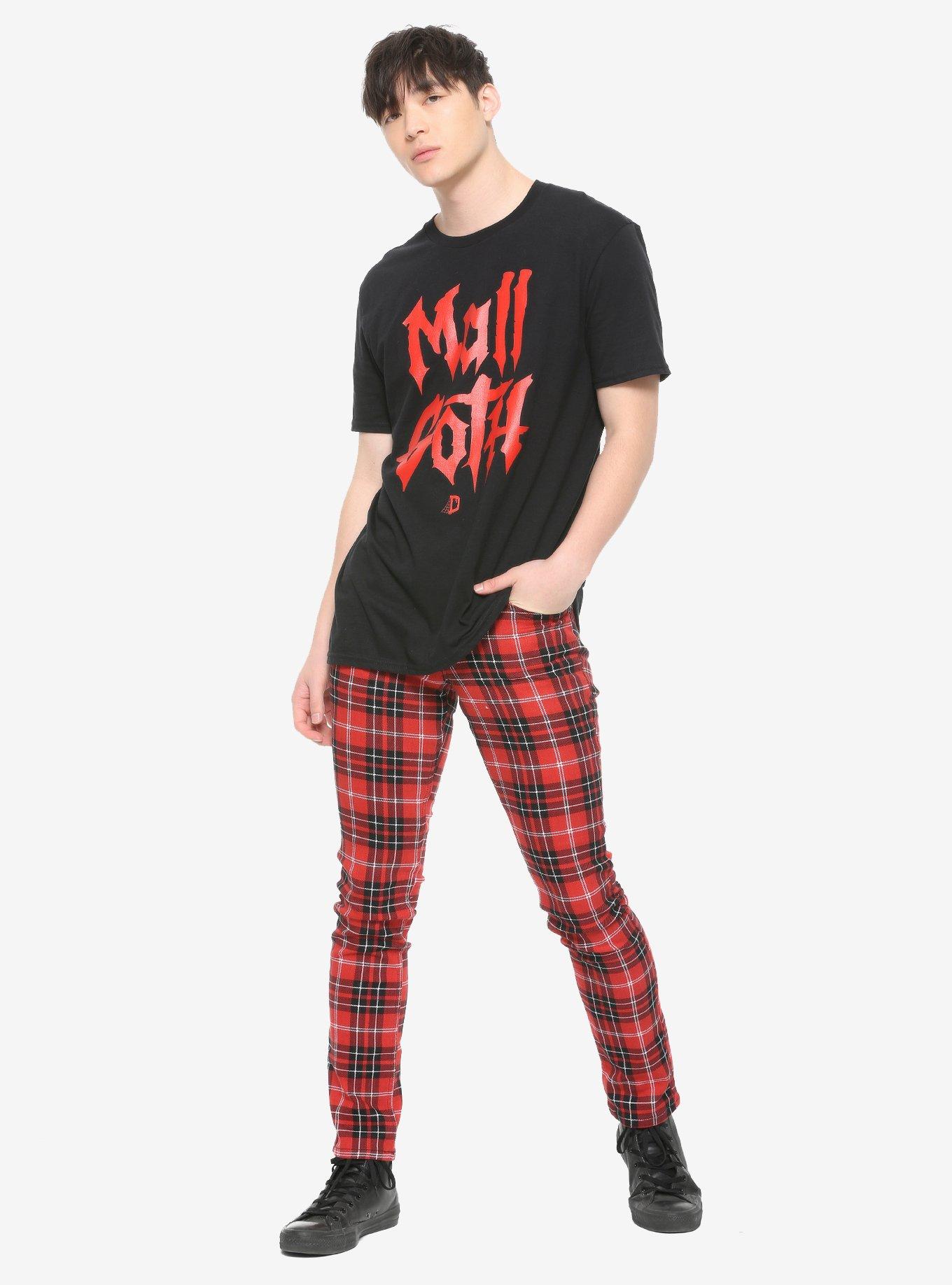 Hot Topic, Jeans, Hot Topic Denim Skinny Plaid Pants