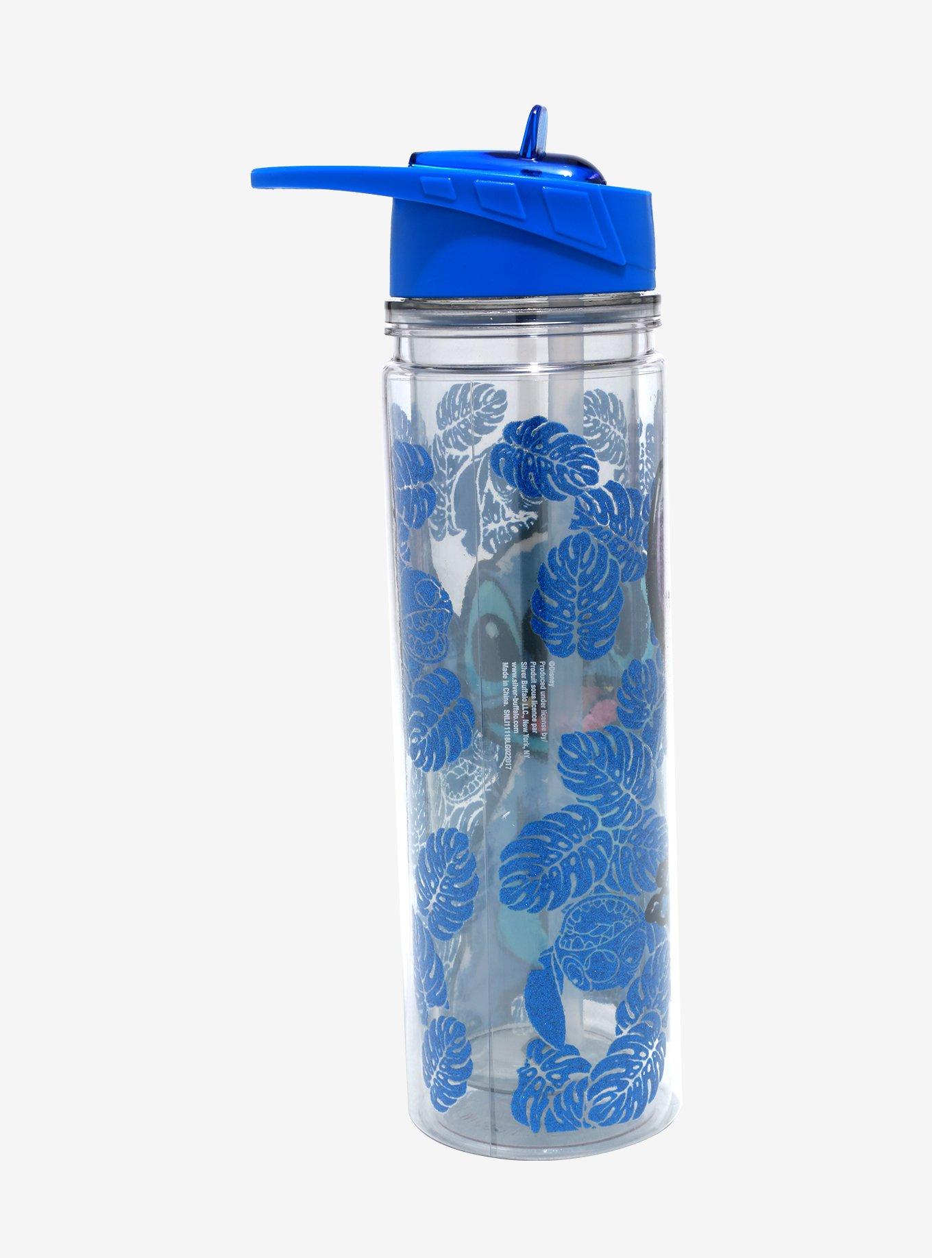 Disney Lilo & Stitch Glitter Stitch Water Bottle, , alternate