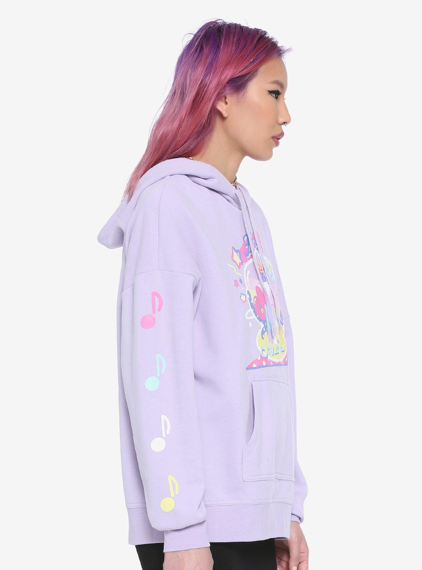 BT21 Music Planet Oversized Girls Hoodie, MULTI, alternate