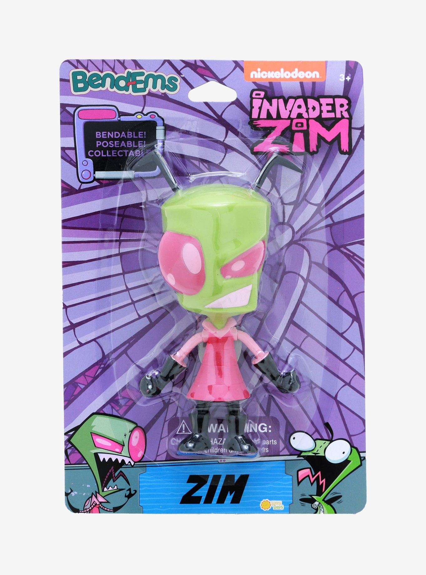 Bend-Ems Invader Zim Zim Bendable Figure, , alternate
