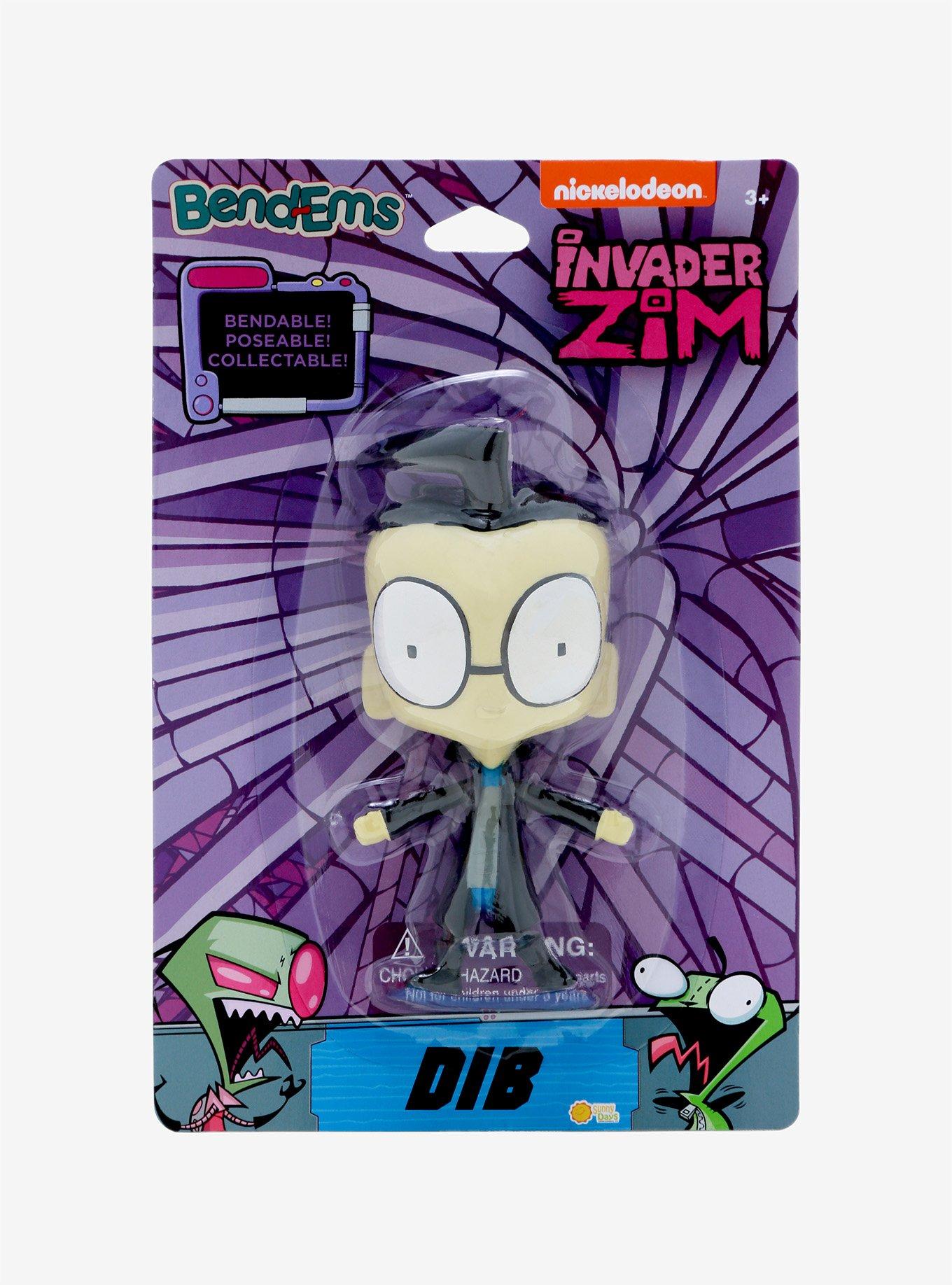 Bend-Ems Invader Zim Dib Bendable Figure, , alternate