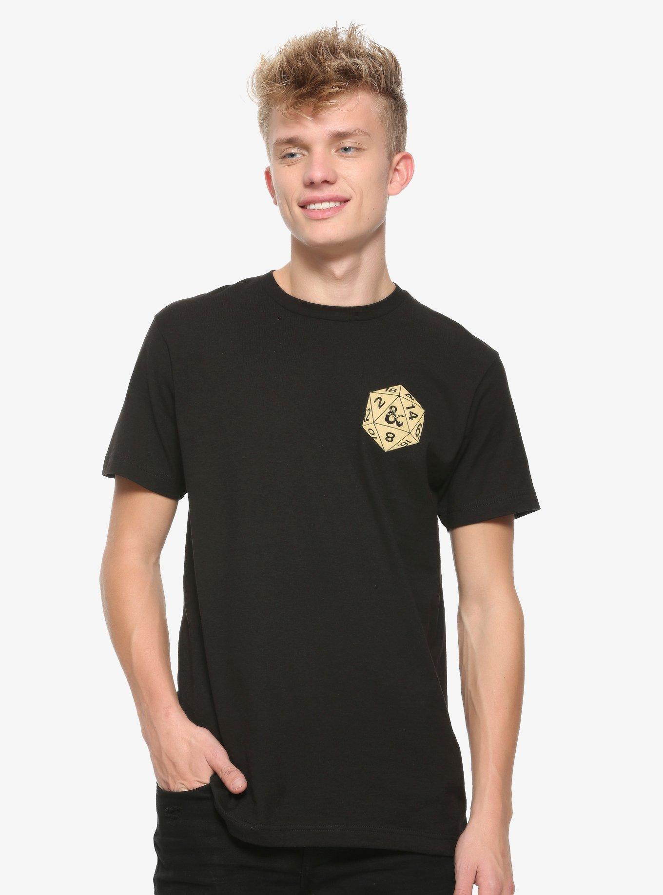 Dungeons & Dragons Natural Twenty Crit T-Shirt, BLACK, alternate