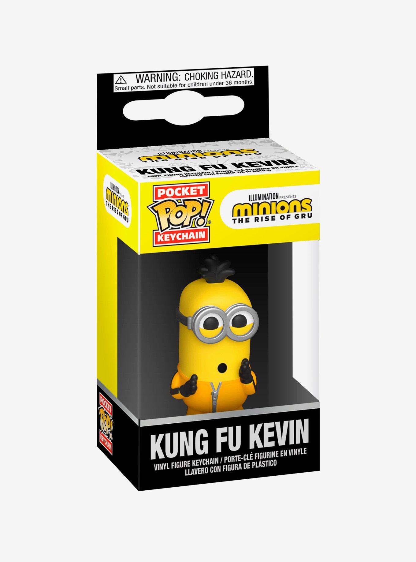 Funko Pocket Pop! Minions: The Rise of Gru Kung Fu Kevin Vinyl Key Chain, , alternate