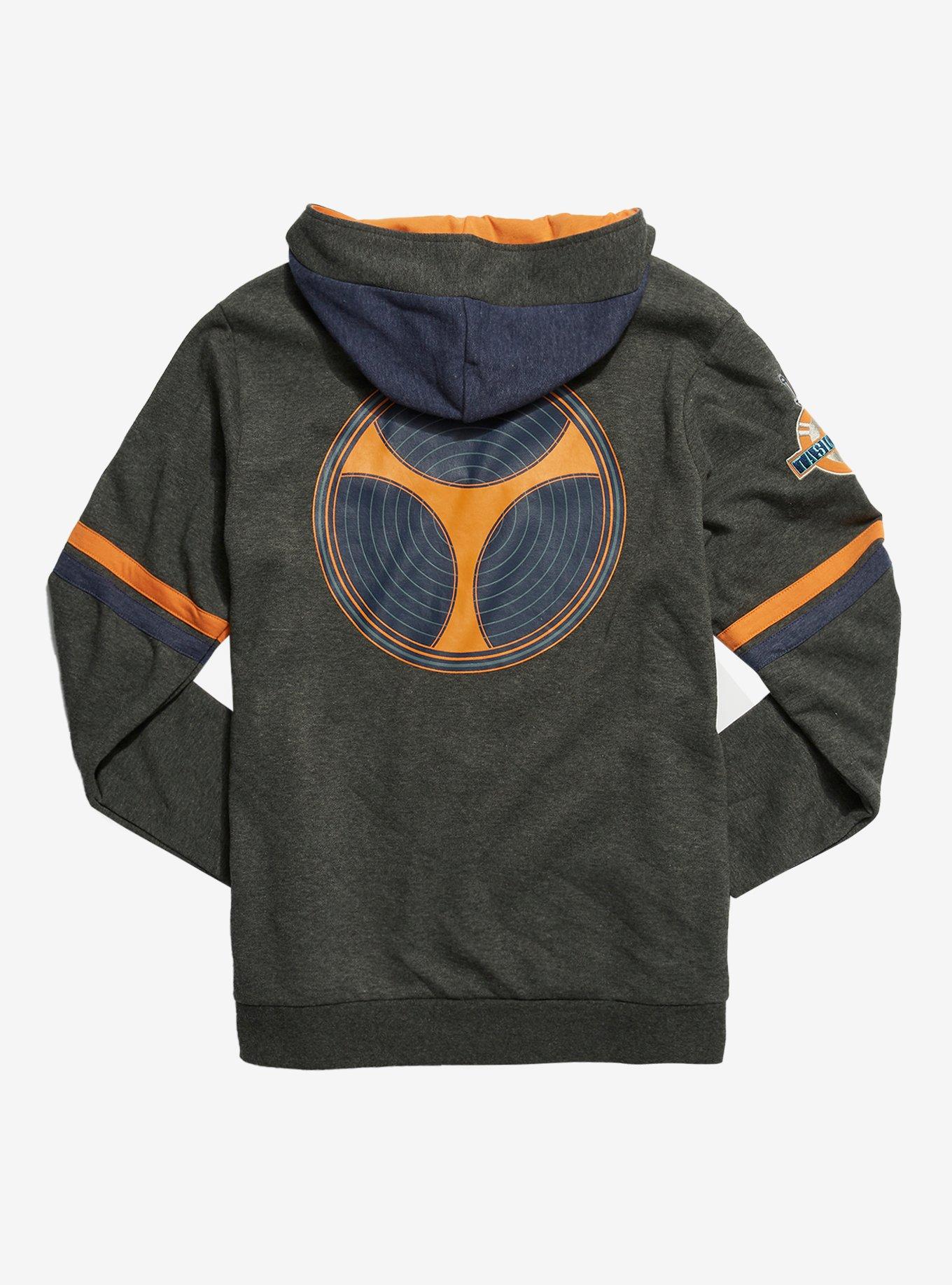 Our Universe Marvel Black Widow Taskmaster Hoodie, GREY HEATHER, alternate