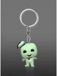 Funko Ghostbusters Pocket Pop! Stay Puft Glow-In-The-Dark Vinyl Key Chain Hot Topic Exclusive, , alternate