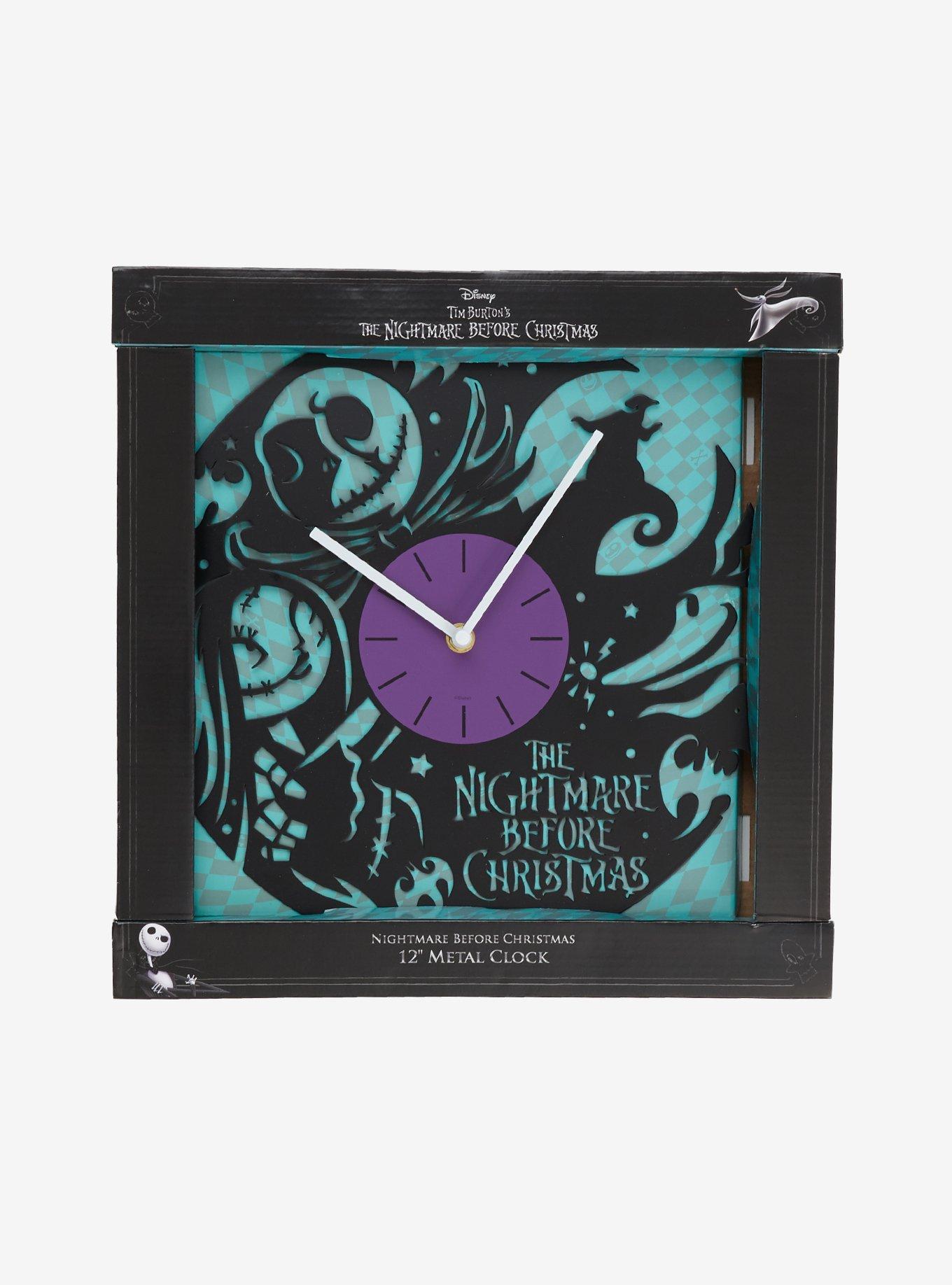 Disney The Nightmare Before Christmas Metal Cutout Clock, , alternate
