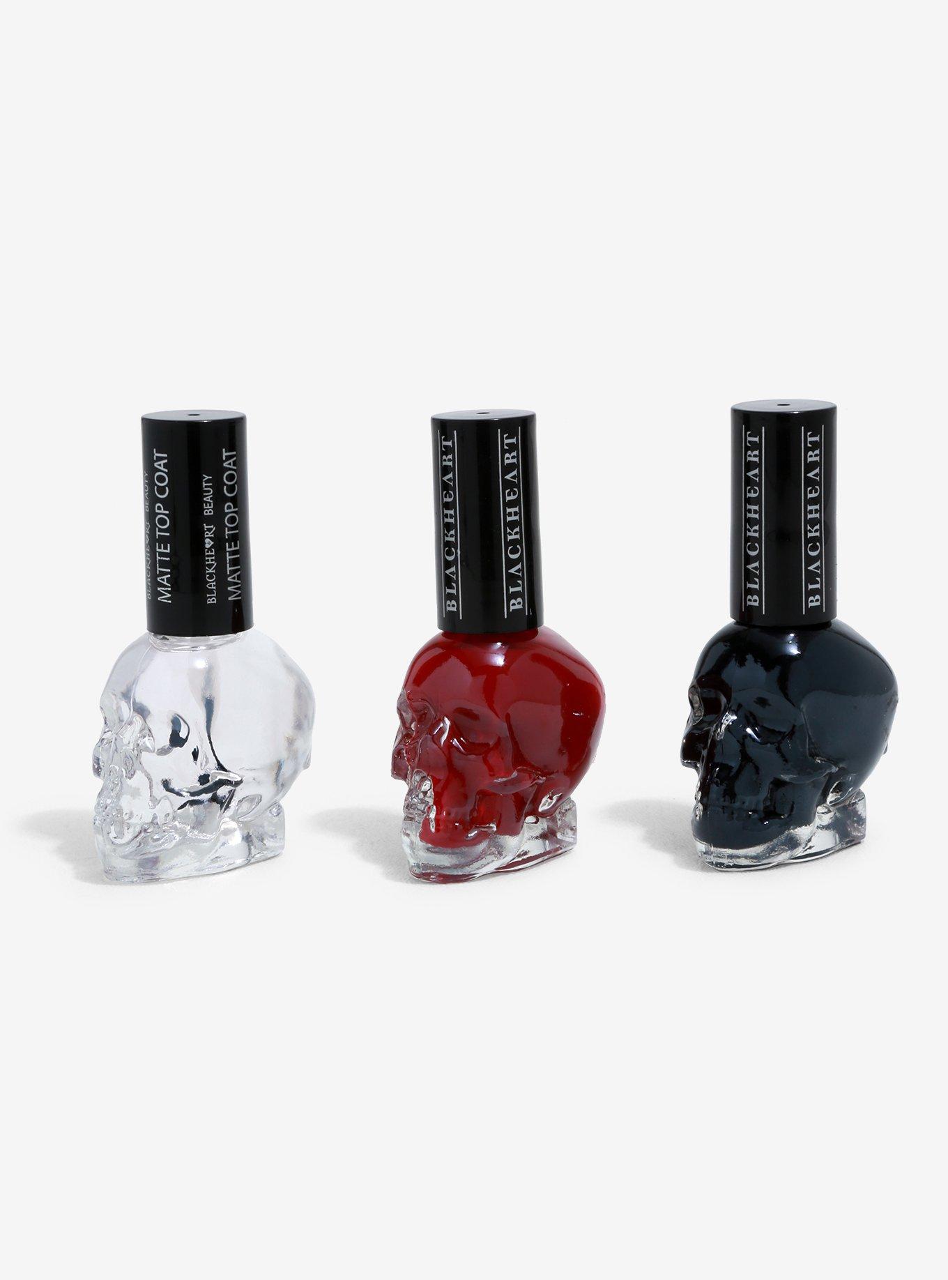 Black & Red Basic Nail Polish Set, , alternate