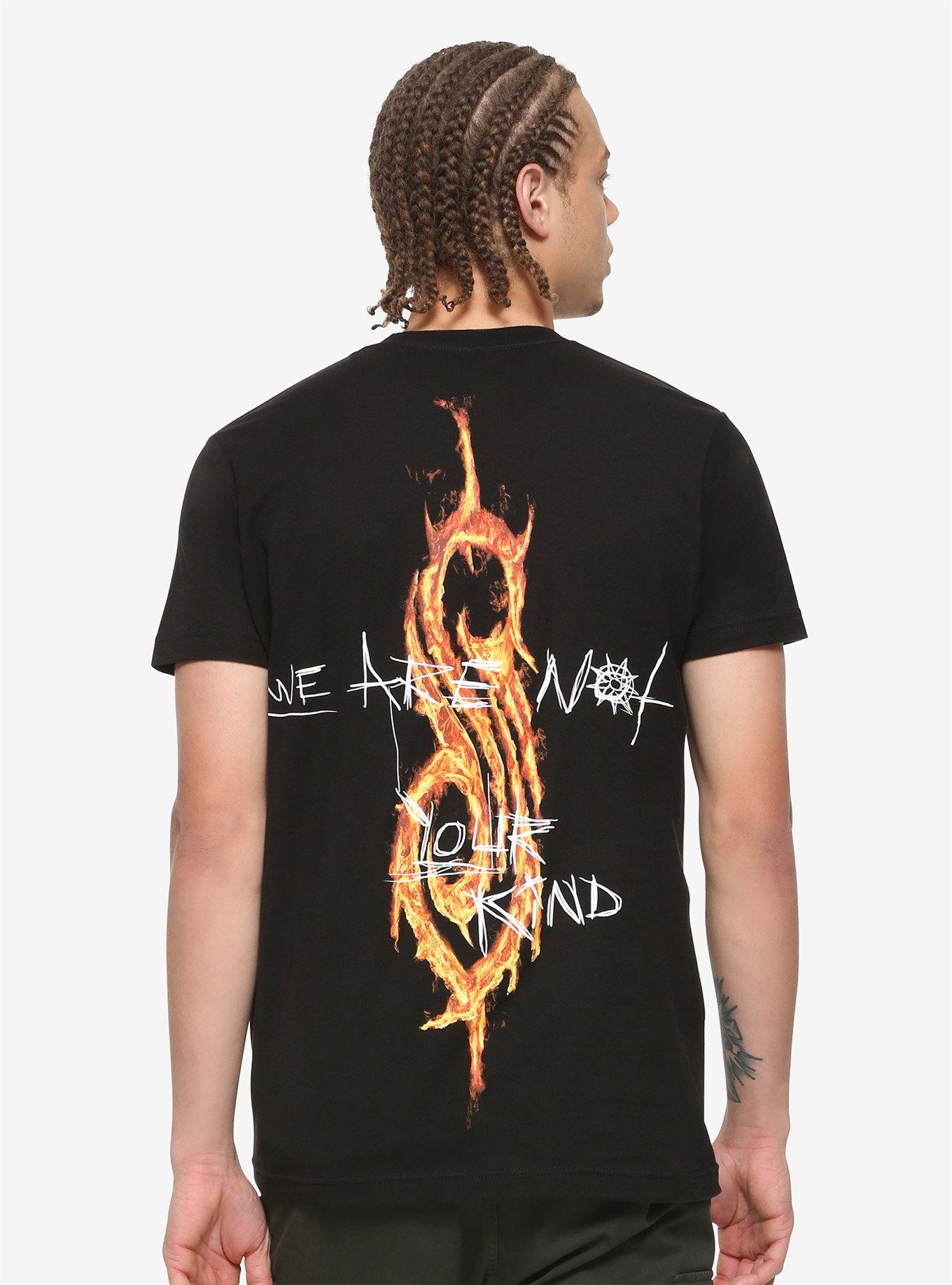 Slipknot We Are Not Your Kind Flames T-Shirt, BLACK, alternate