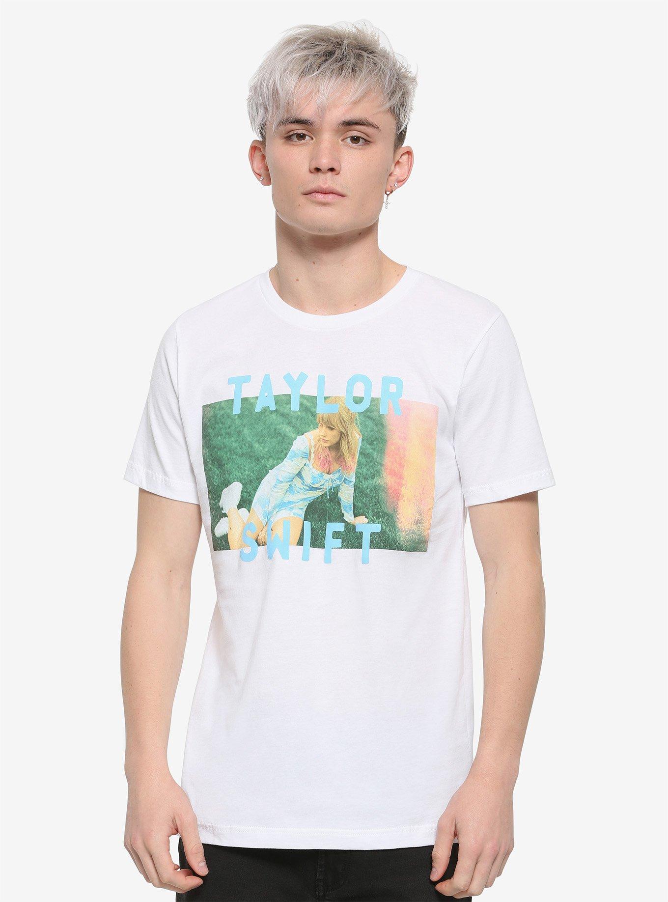 Taylor Swift Grassy Photo T-Shirt, WHITE, alternate