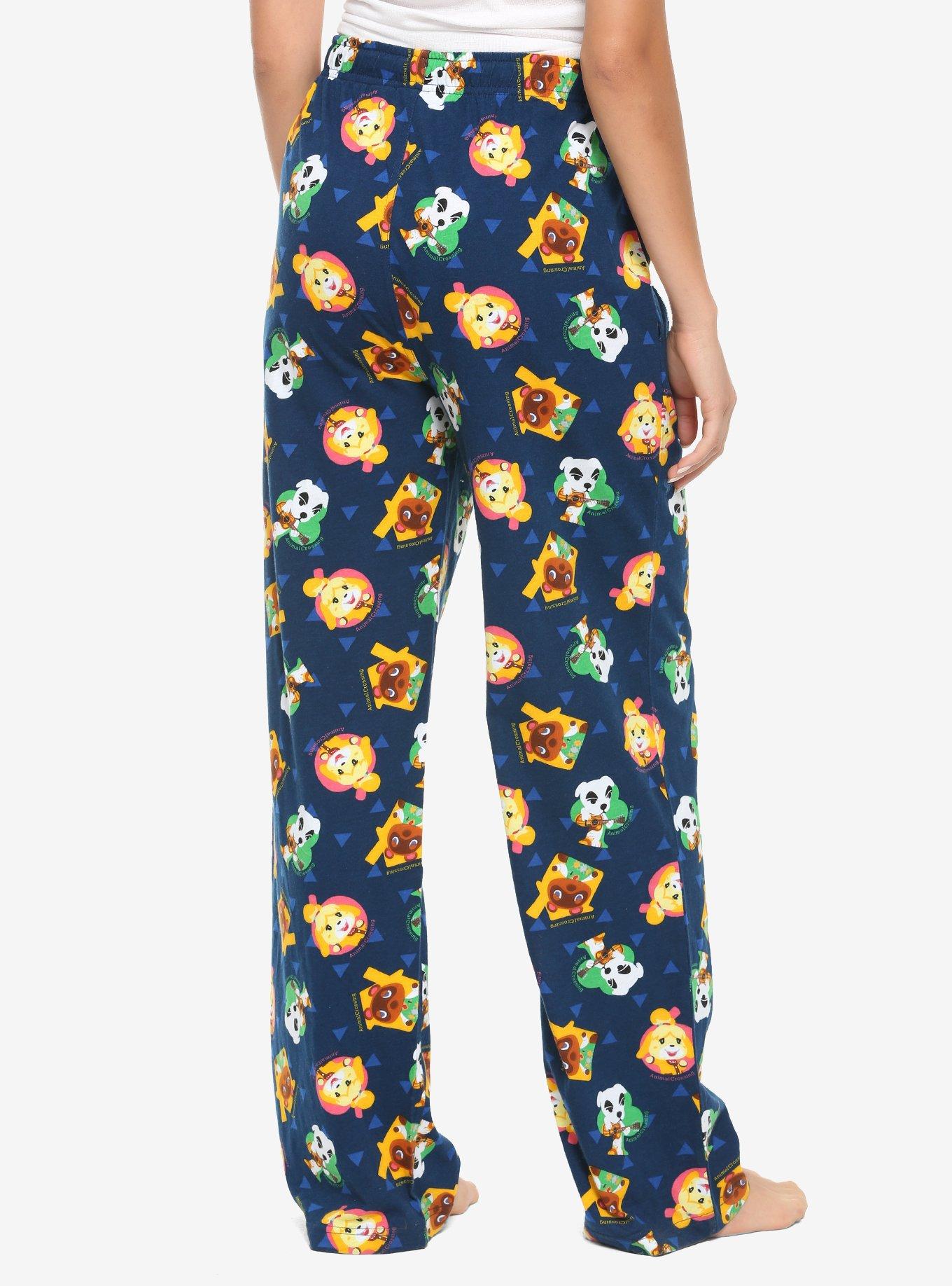 Animal Crossing Characters Allover Print Sleep Pants, MULTI, alternate