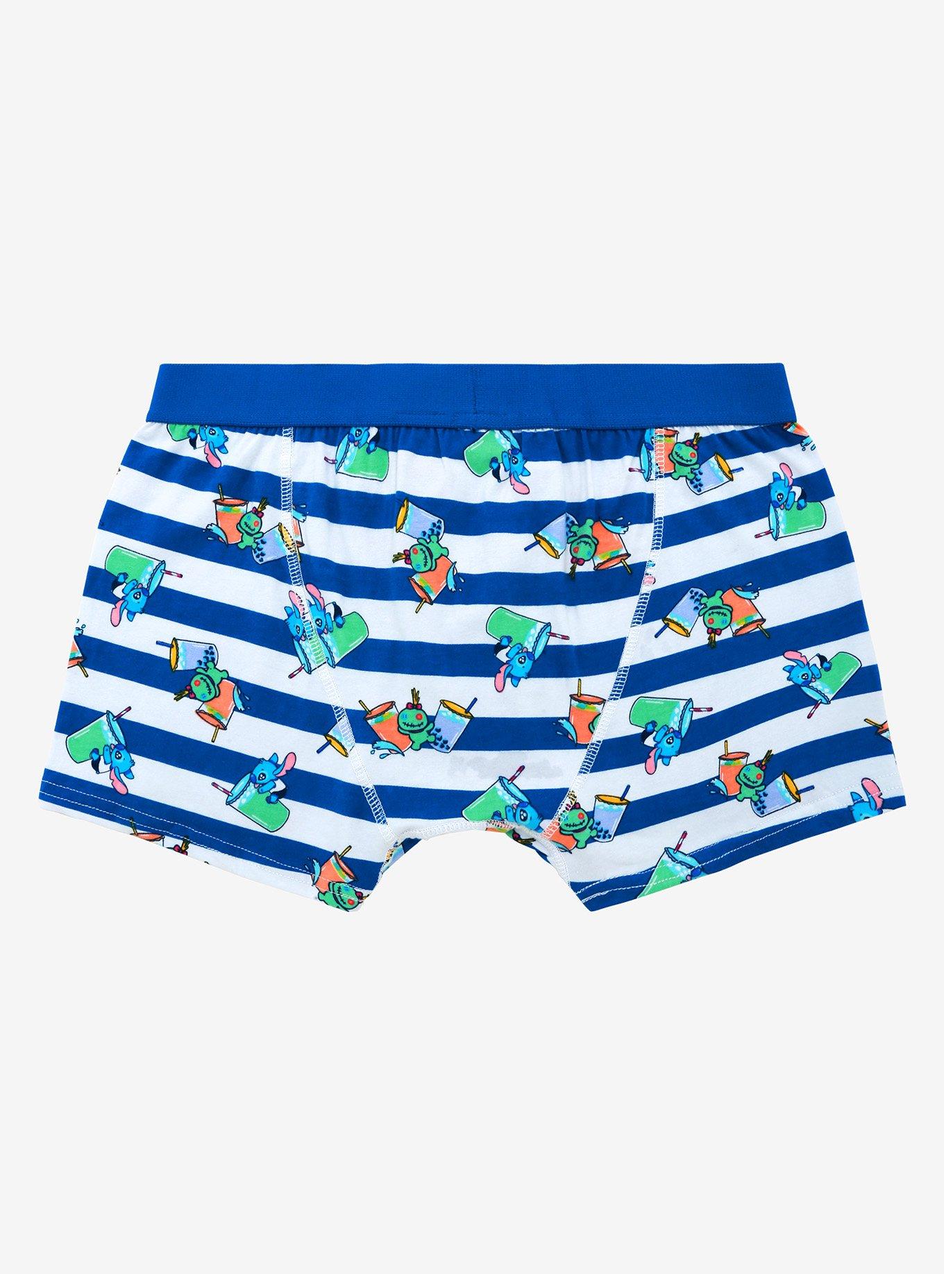 Disney Lilo & Stitch Stitch & Scrump Boba Boxers - BoxLunch Exclusive, MULTI, alternate