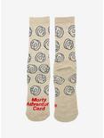 Rick and Morty Morty Adventure Card Crew Socks, , alternate